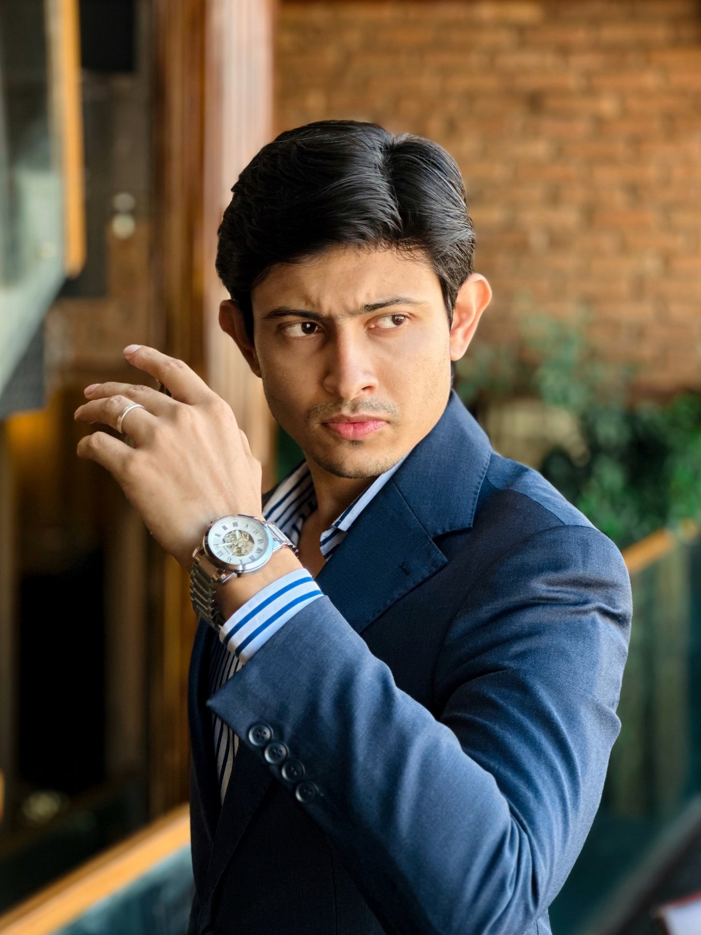 Fossil - Townsman Automatic - White Skeleton - Silver chain