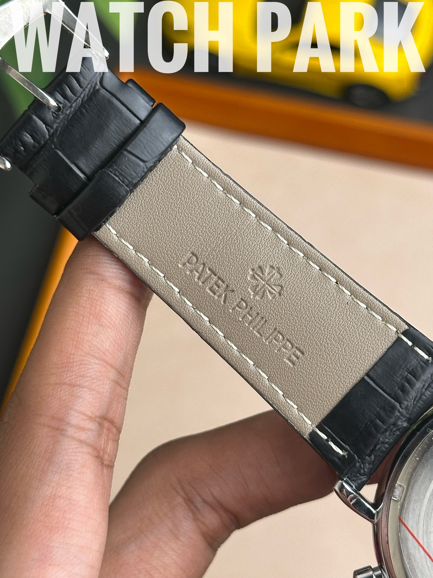 Patek Philippe - Moon phase - Black edition - Black belt