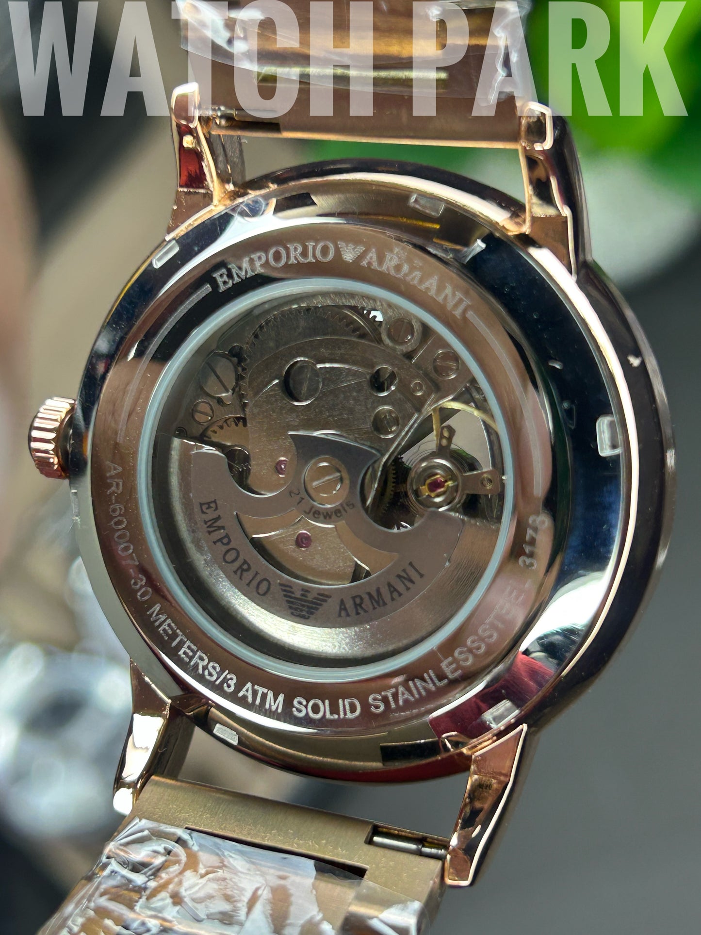 Emporio Armani - Meccanico Skeleton - Rose Gold - Automatic