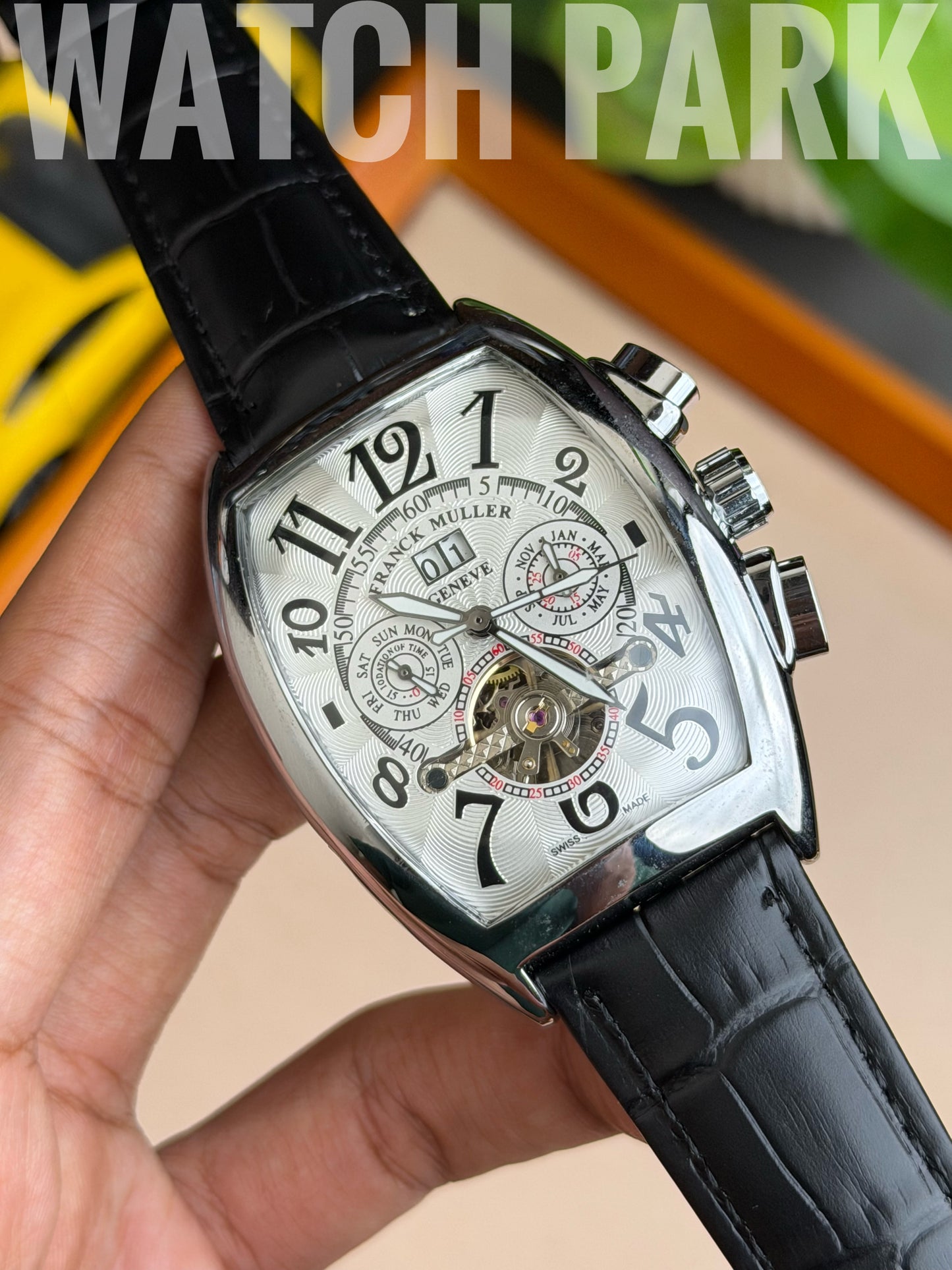 Franck Muller - White edition - Black belt - Automatic