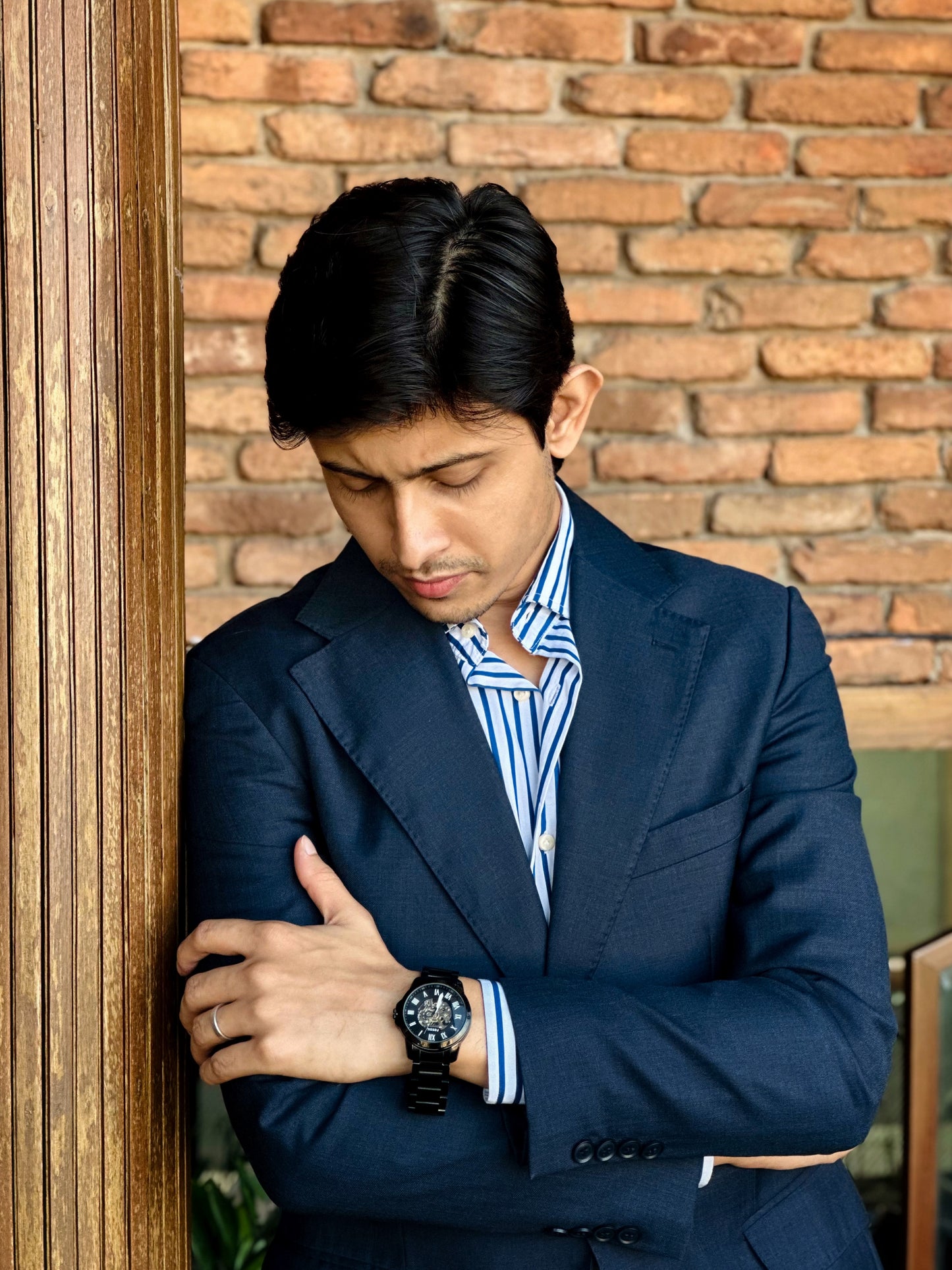 Fossil - Townsman Automatic - Black Skeleton - Black chain