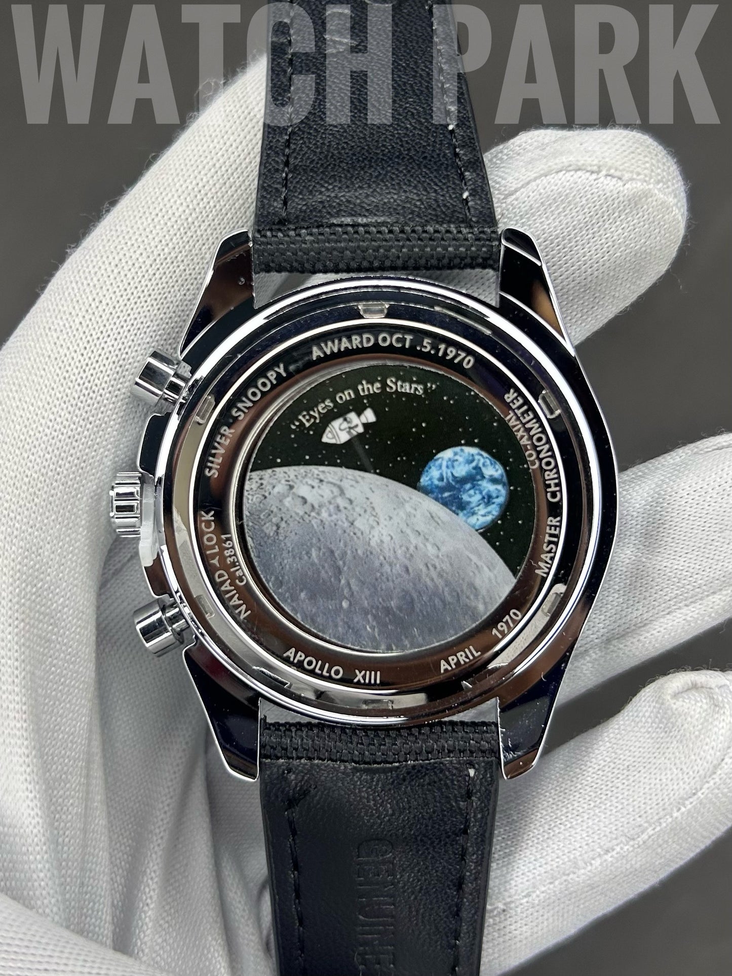 Executive watch - Omega - Black edition - Black strap