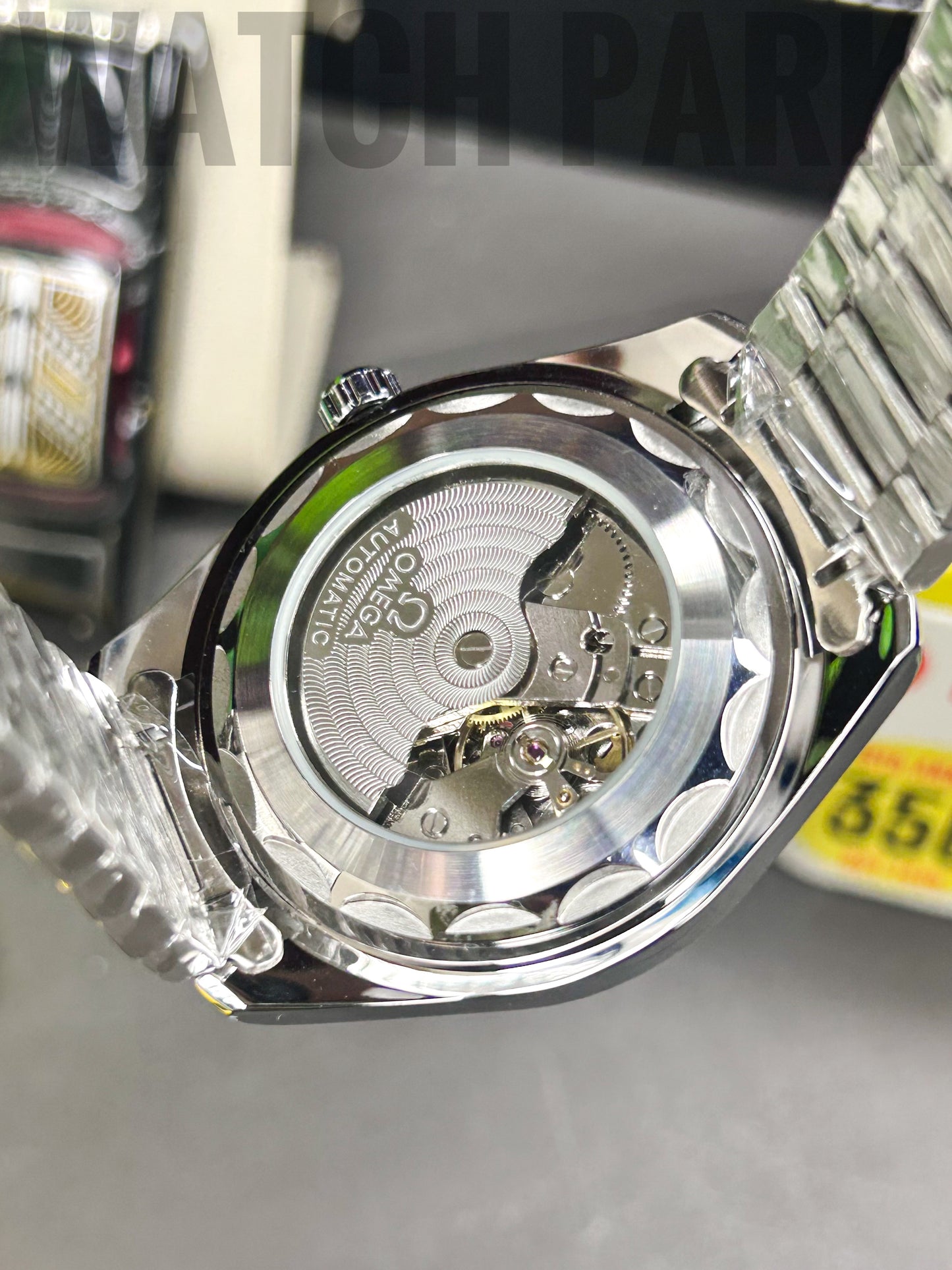 Rich watch - Omega - Seamaster - Aqua Terra Blue edition - Silver chain