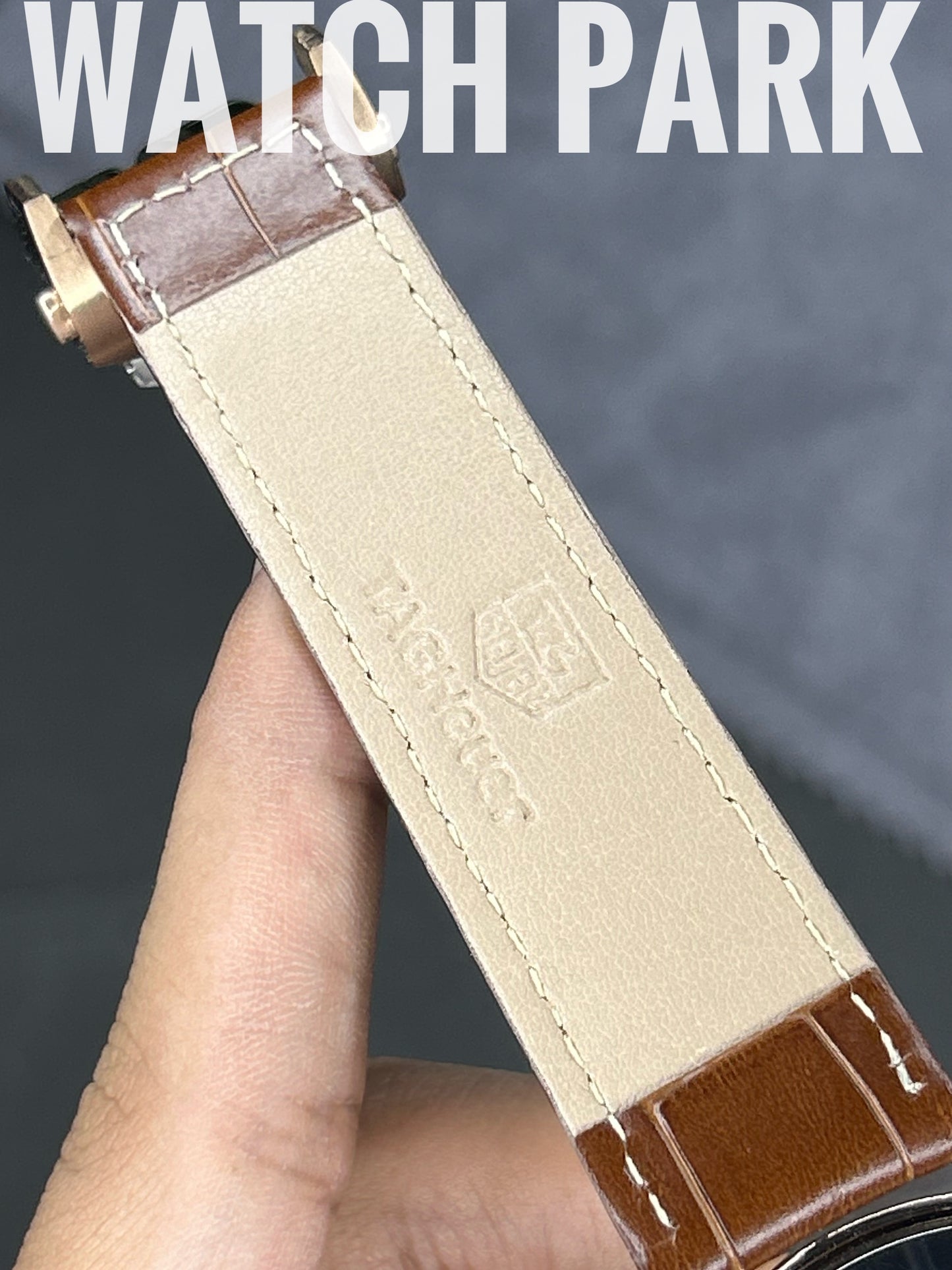 TAG Heuer Carrera - White with Rose Gold - Brown belt