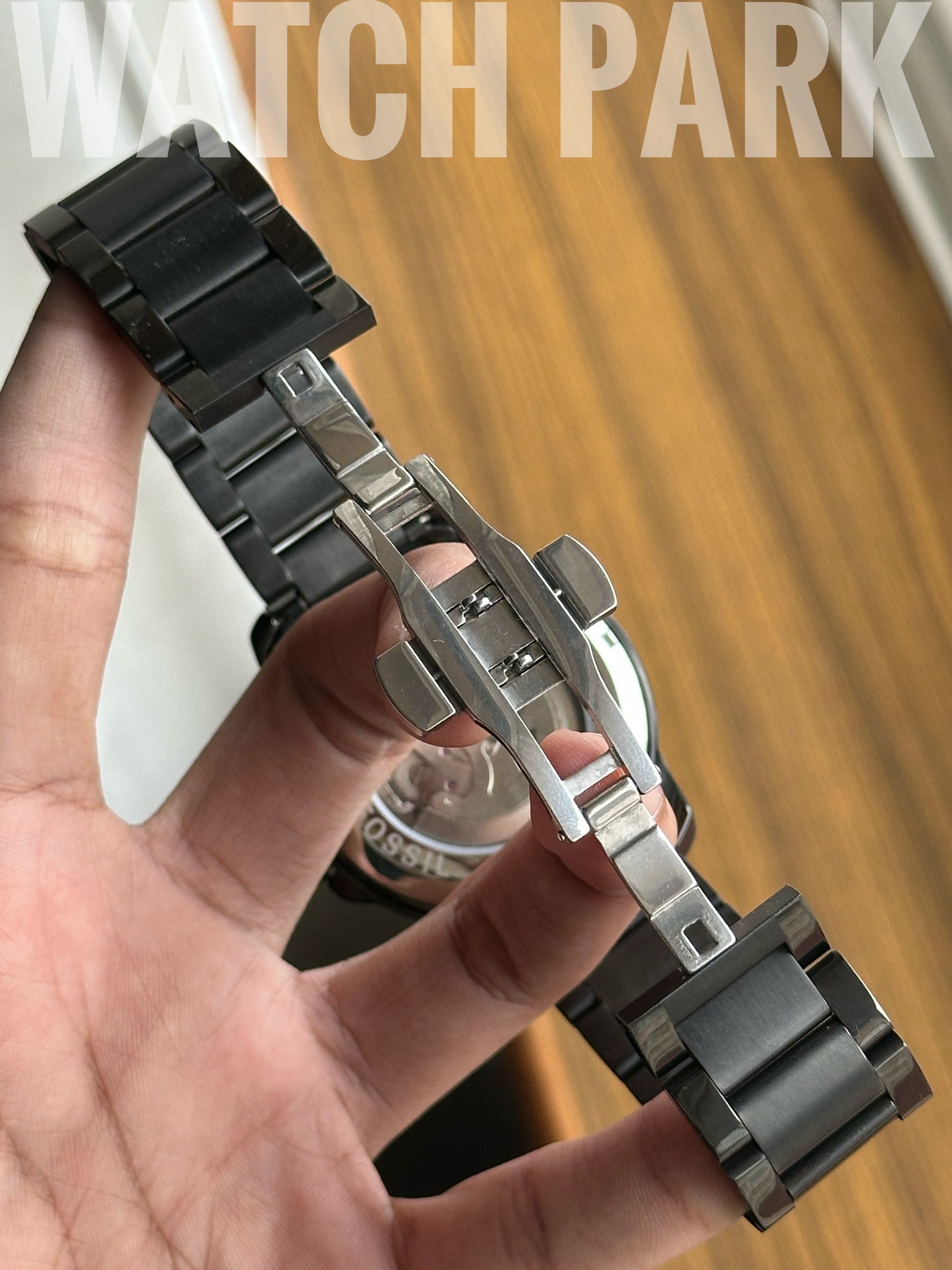 Fossil - Townsman Automatic - Black Skeleton - Black chain