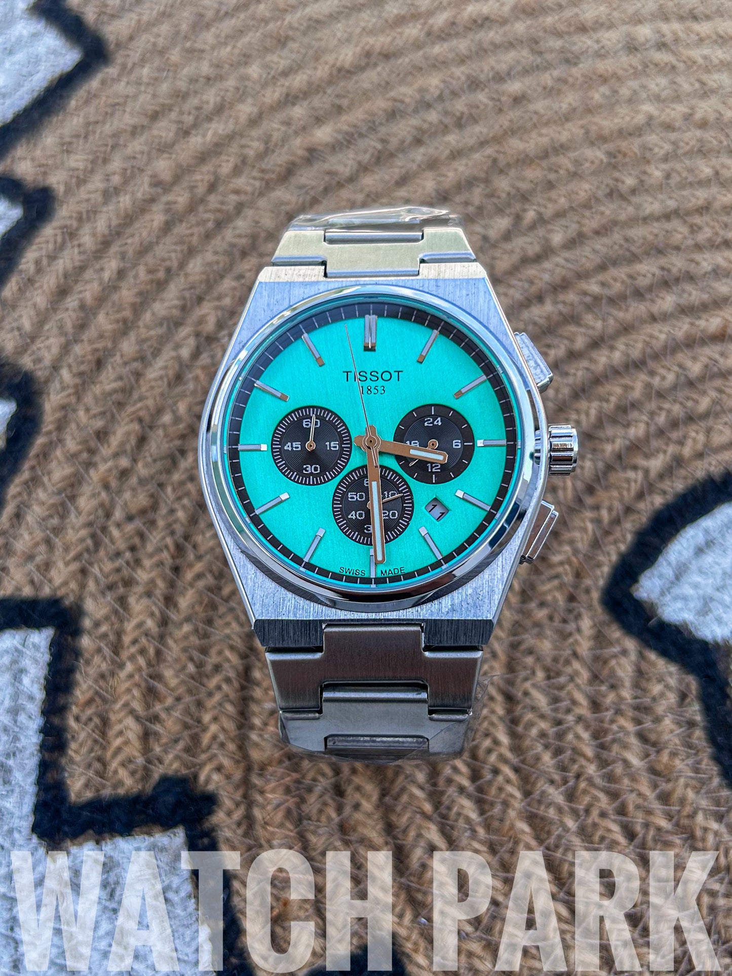 Classic watch - Tissot - Tiffany Blue edition - PRX Chronograph