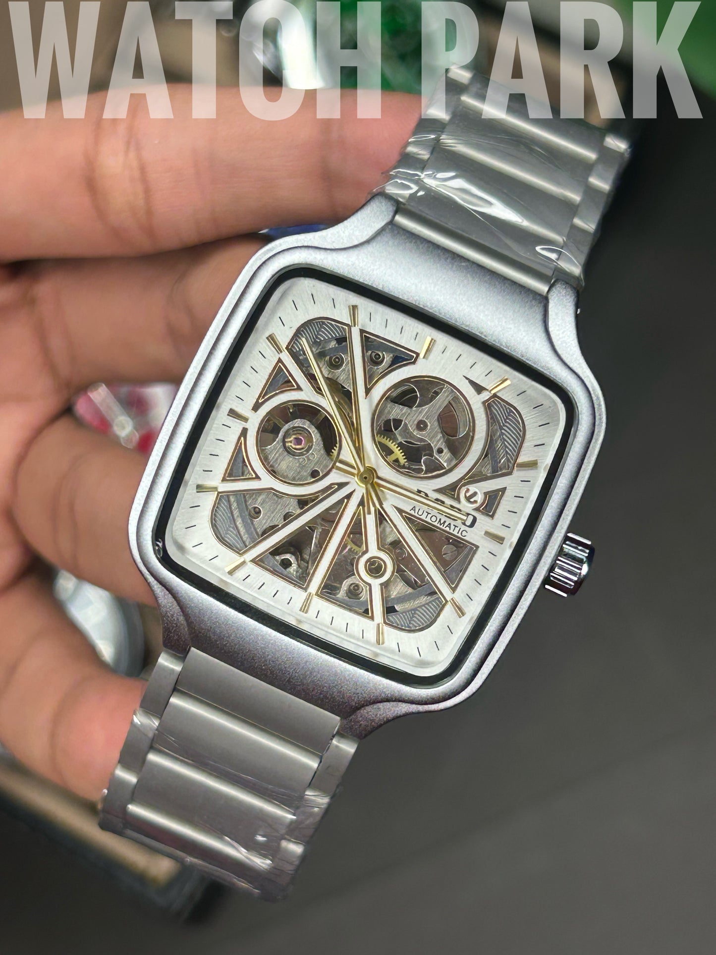 Executive watch - Rado - True Square - Automatic - Ceramic Skeleton - White with Silver