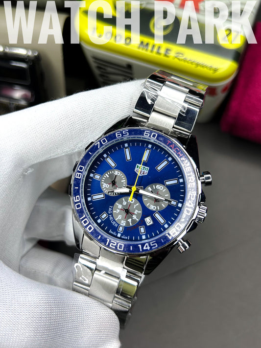 Tag Heuer - Chronograph - Formula 1 - Blue edition - Silver chain