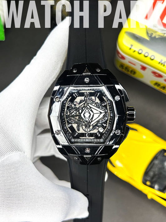 Street watch - Hublot - Black Transparent