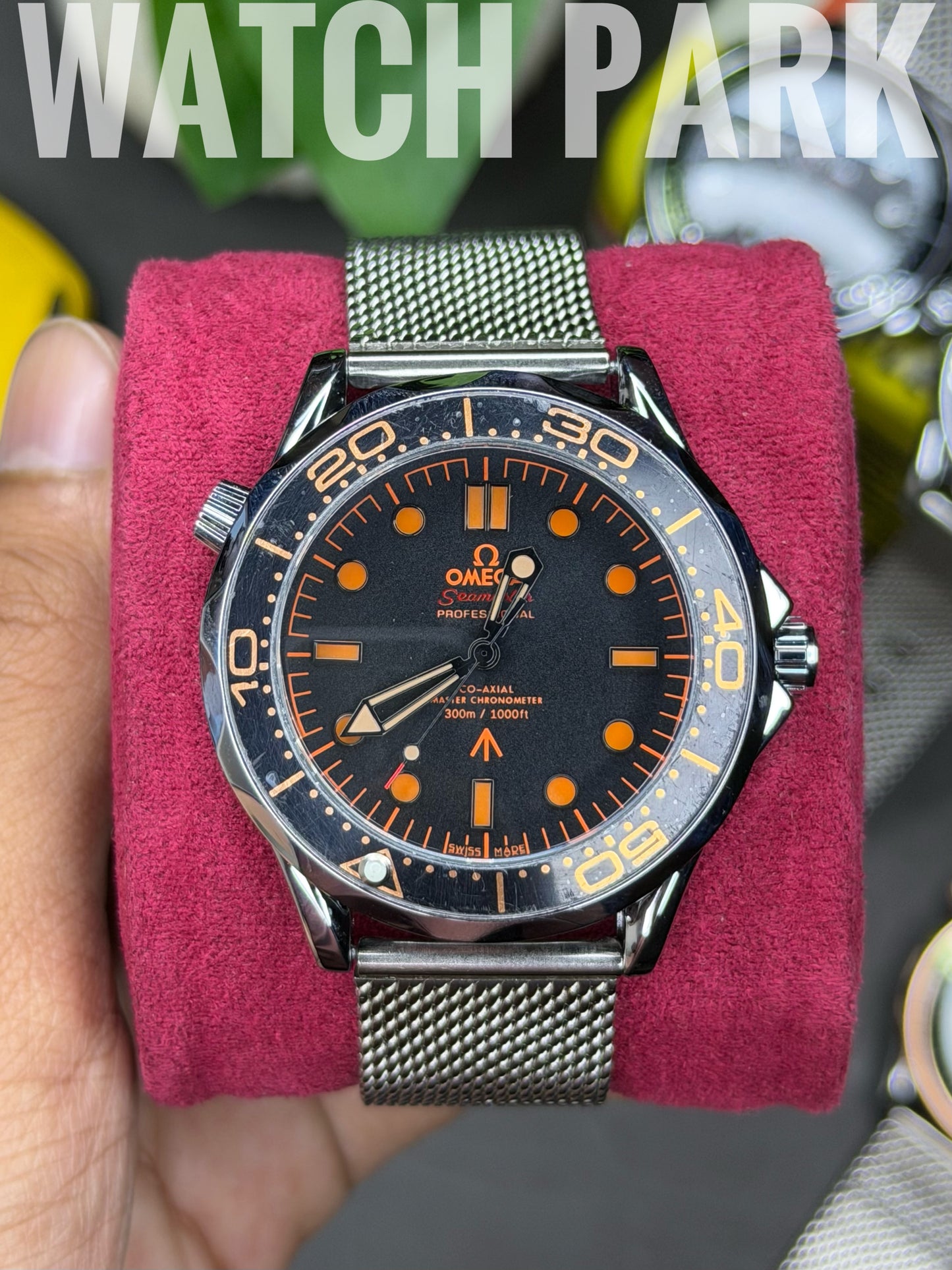 Omega 007 - Black with Orange edition - Automatic