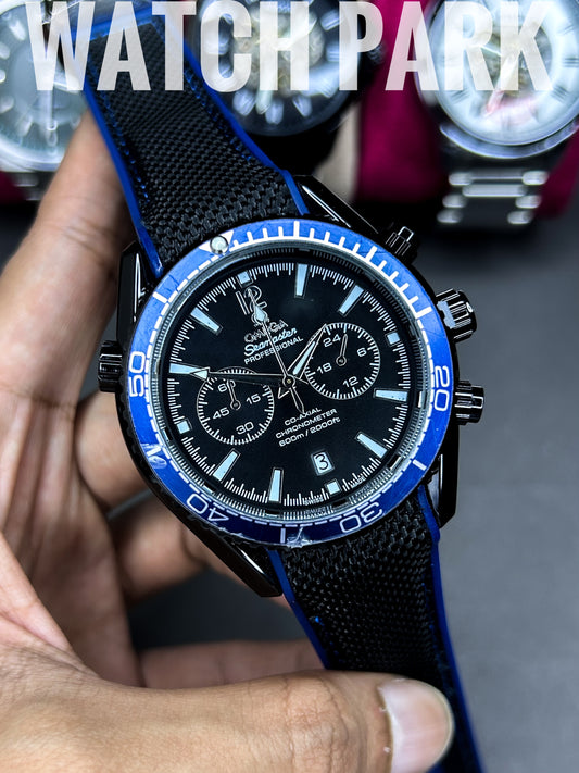 Omega - Seamaster Planet Ocean - Chronograph - Black & Blue