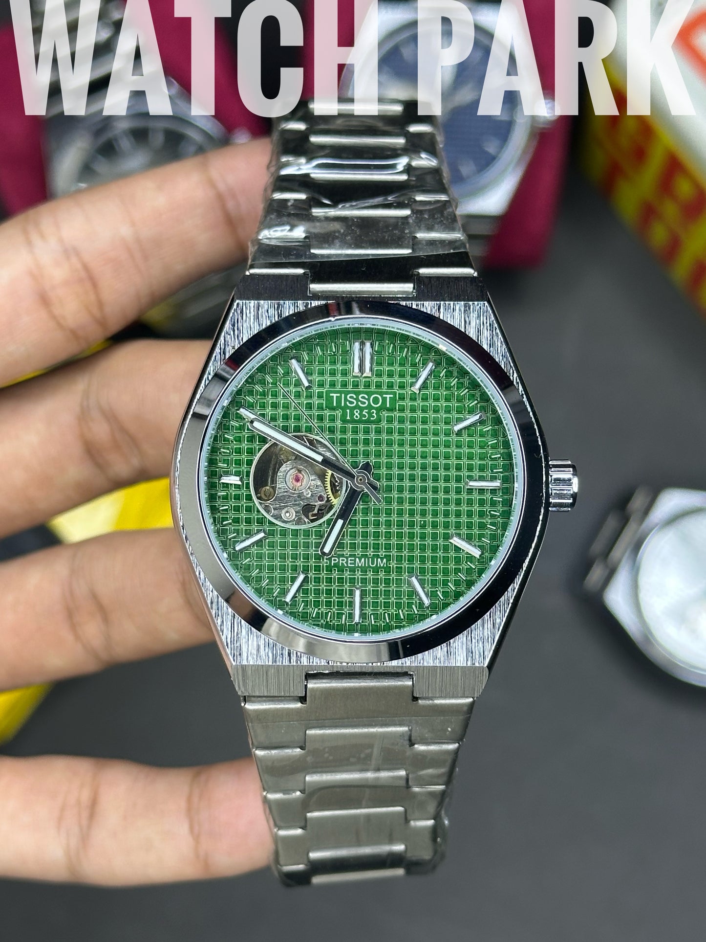 Tissot PRX Powermatic 80 Open Heart - Green dial