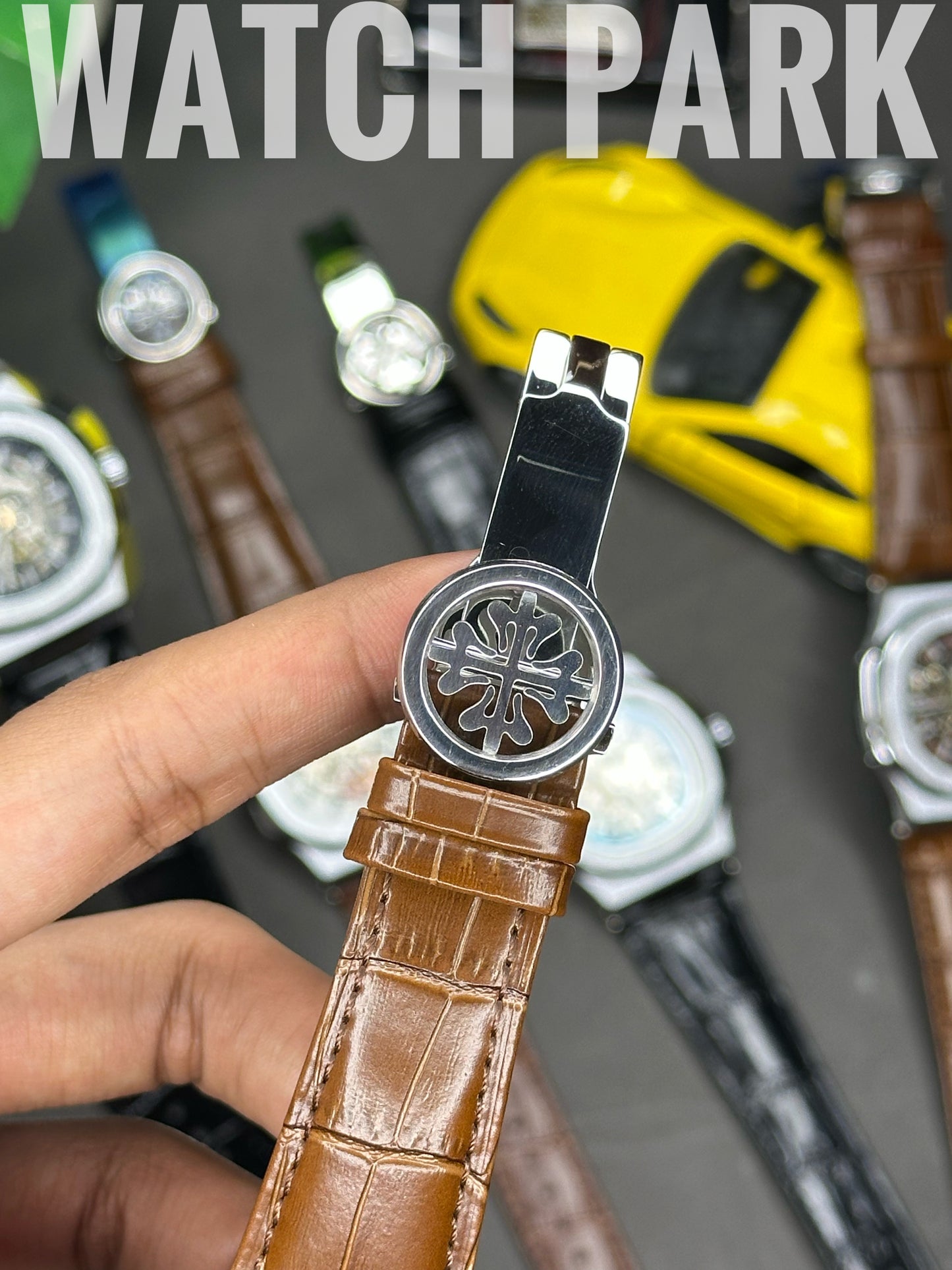 Patek Philippe Nautilus Skeleton - White edition - Brown belt - Automatic