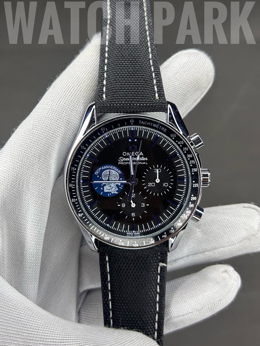 Executive watch - Omega - Black edition - Black strap