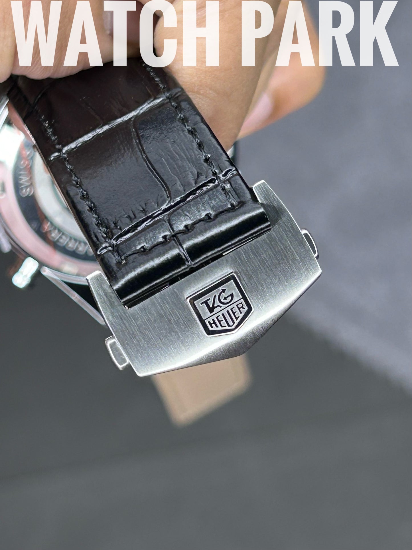 TAG Heuer Carrera - Sunray Grey with Silver - Black belt