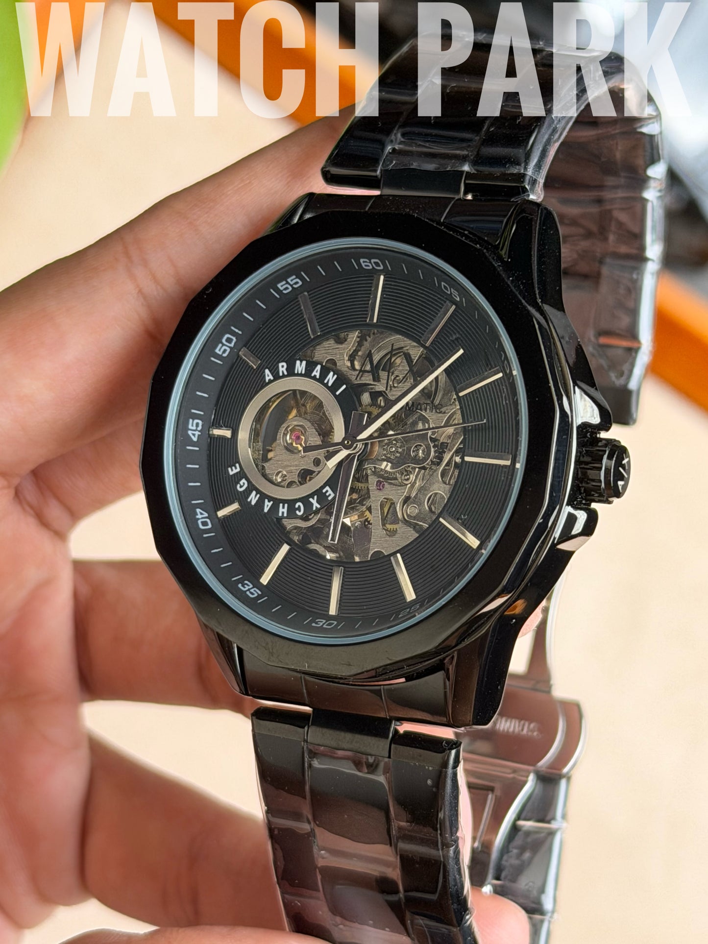 A/X - Automatic Skeleton - Black edition - Black chain