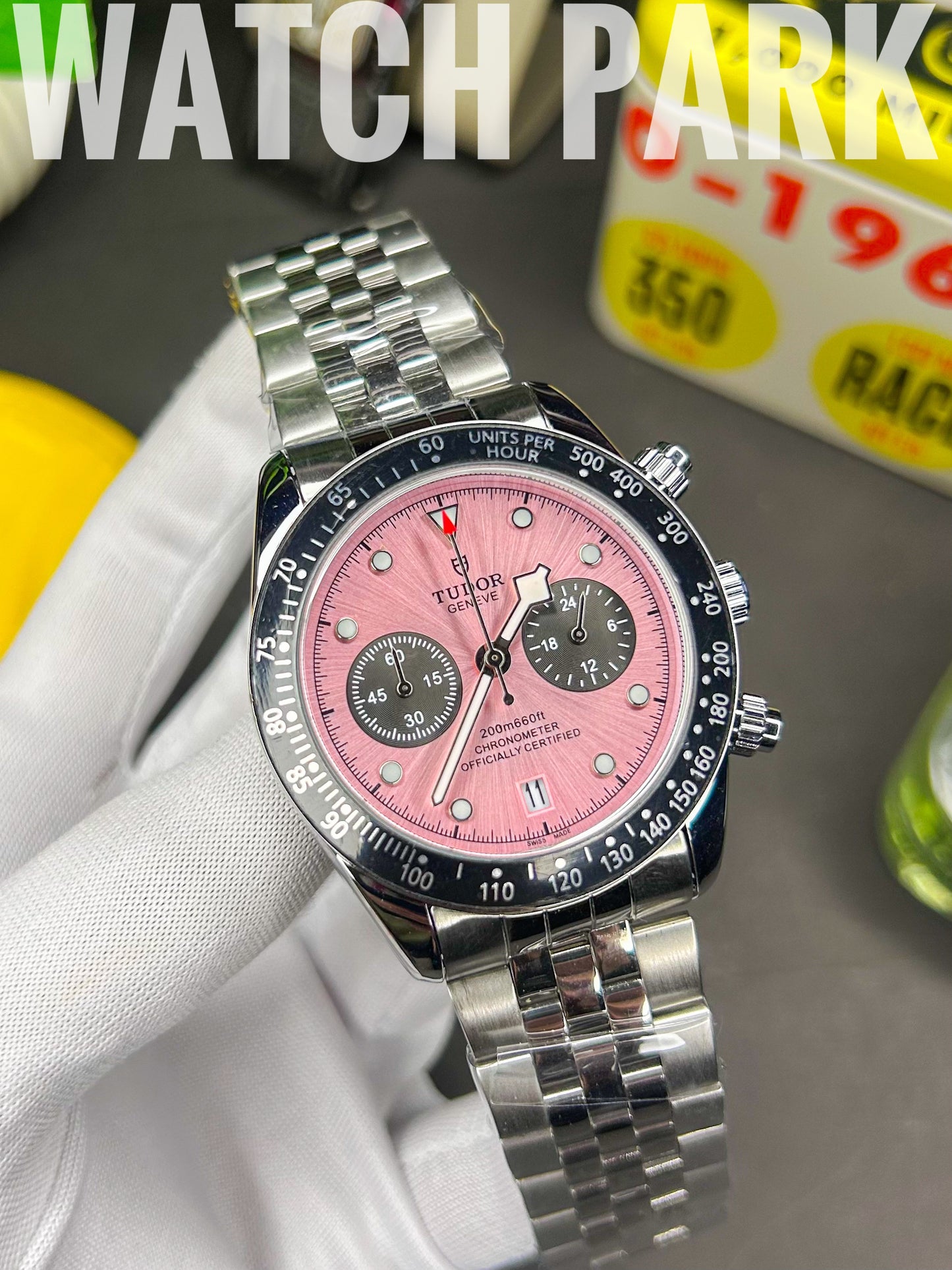 Tudor Heritage Black Bay Chrono - Pink Dial edition