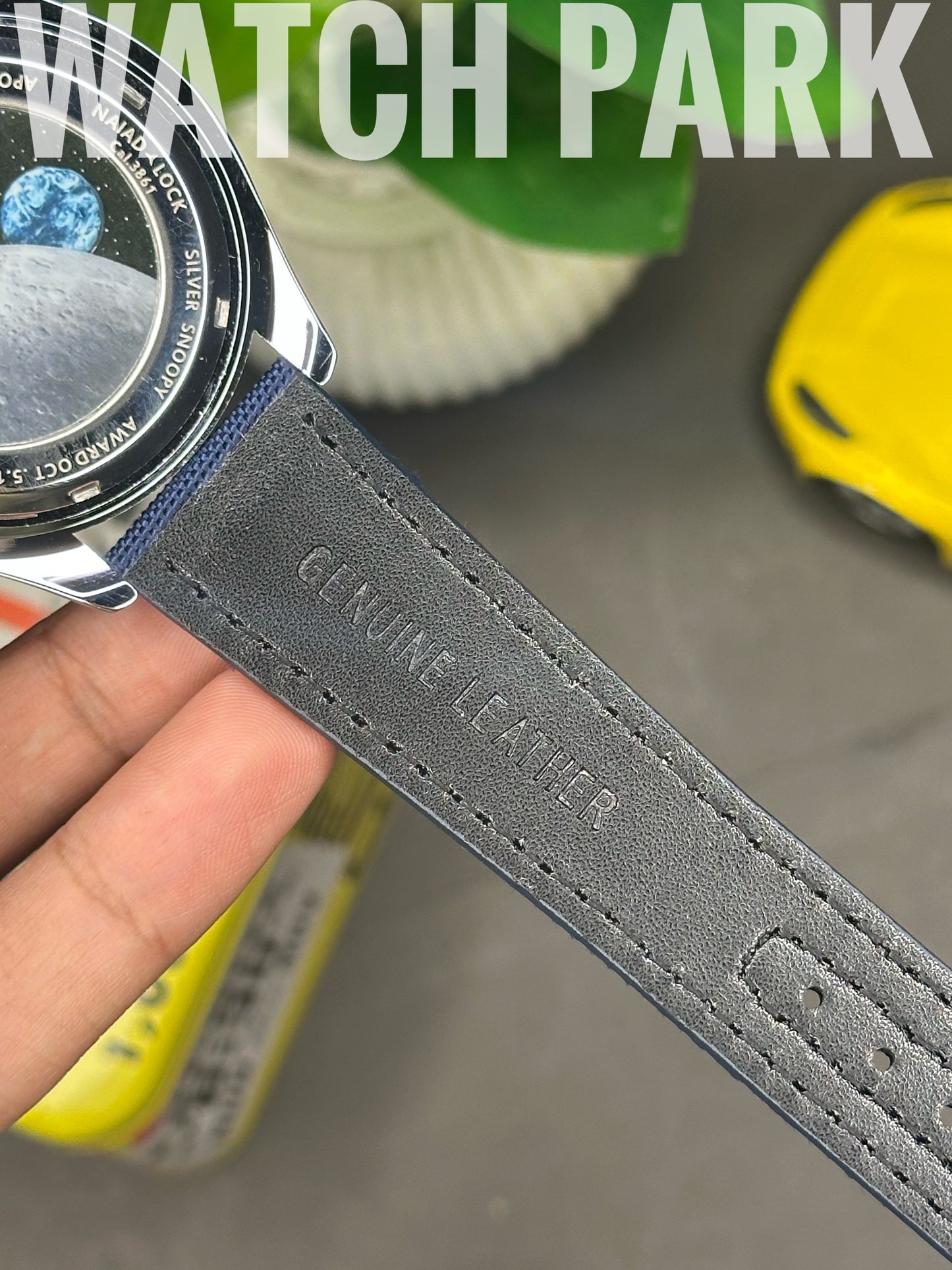 Executive watch - Omega - White edition - Blue strap