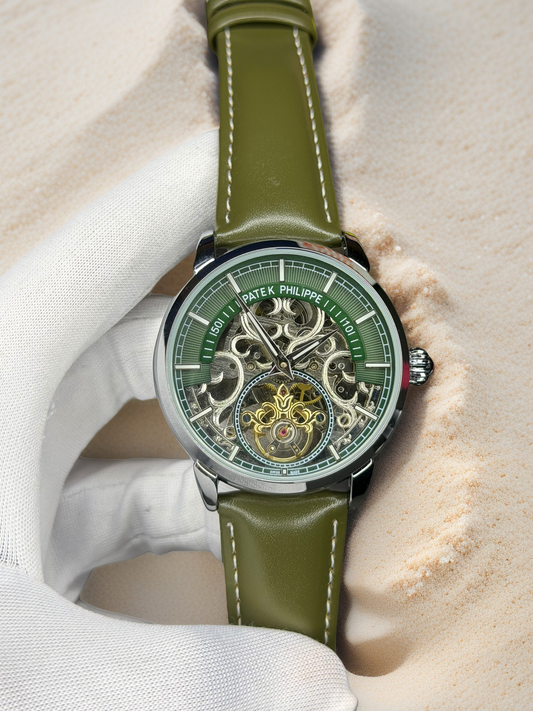 Rich watch - Patek Philippe - Homage Olive Skeleton - Automatic