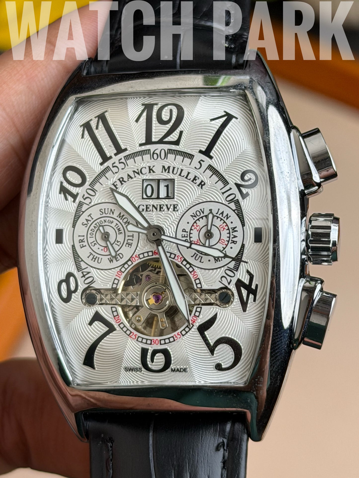 Franck Muller - White edition - Black belt - Automatic