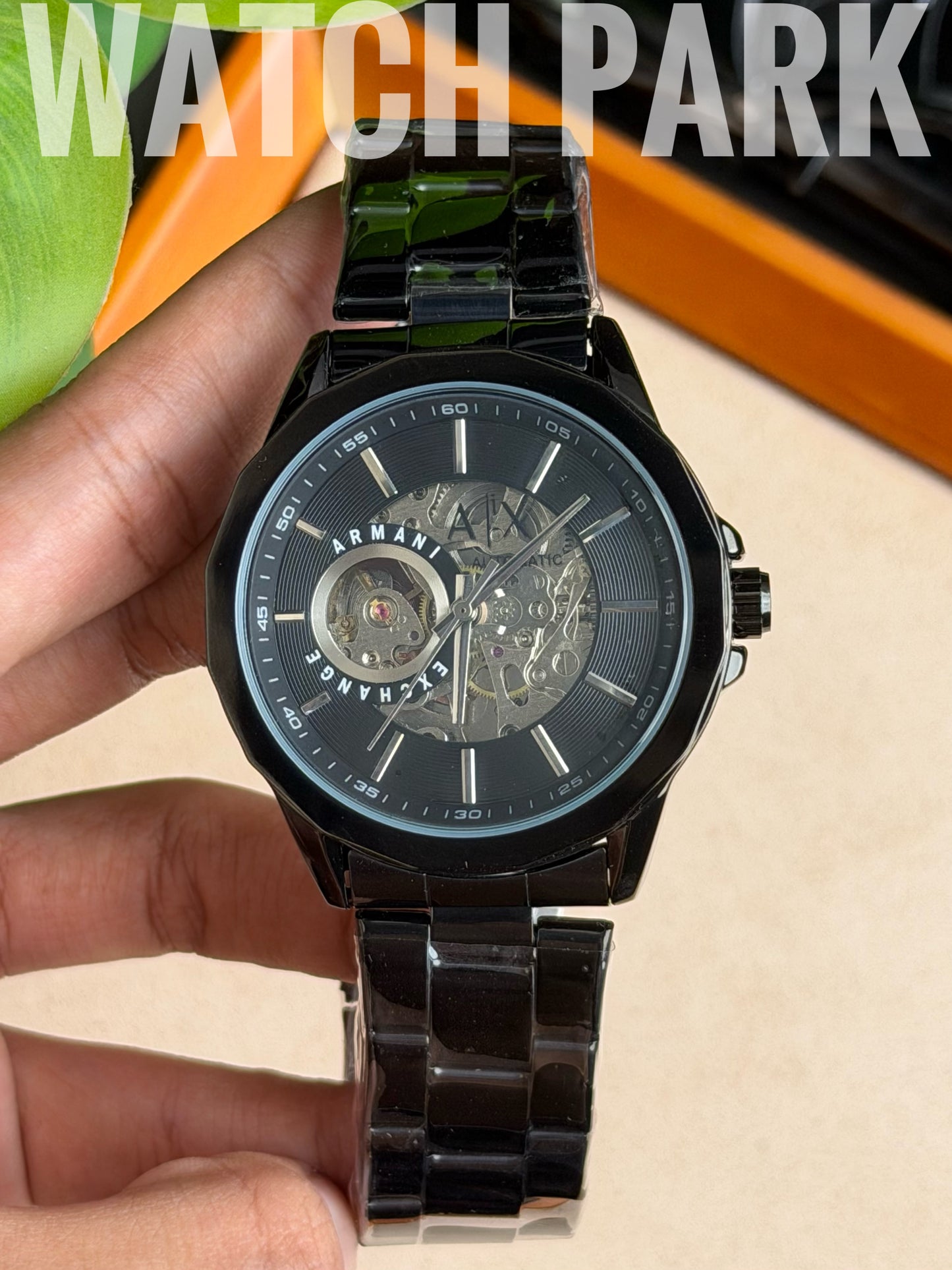 A/X - Automatic Skeleton - Black edition - Black chain