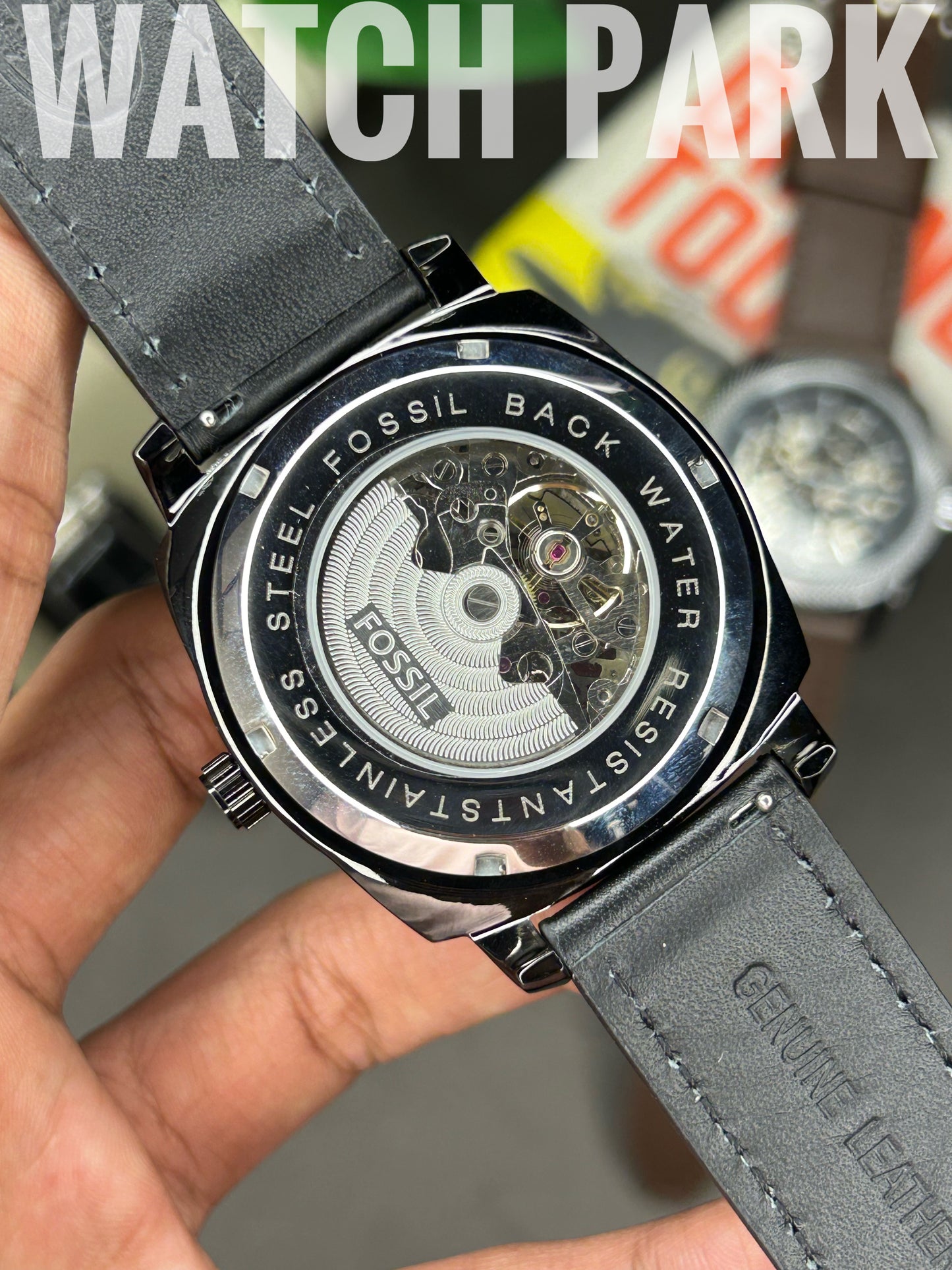 Fossil Machine - Black edition - Black belt - Automatic