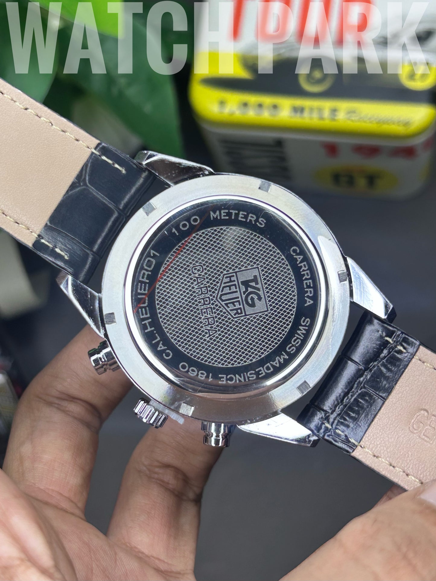 TAG Heuer Carrera Chronograph - Black dial - Black belt