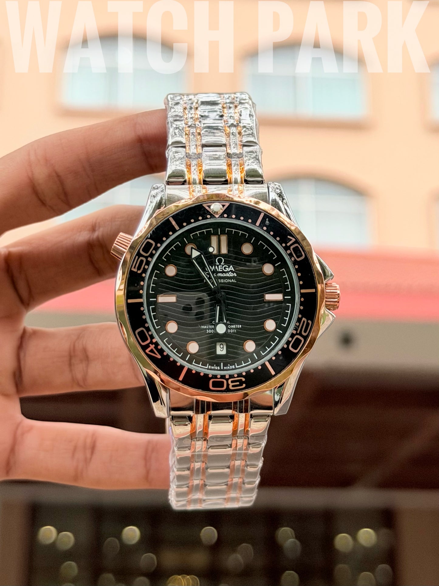 Omega - Seamaster Diver 300M - Black with Rose-Gold dial - Automatic