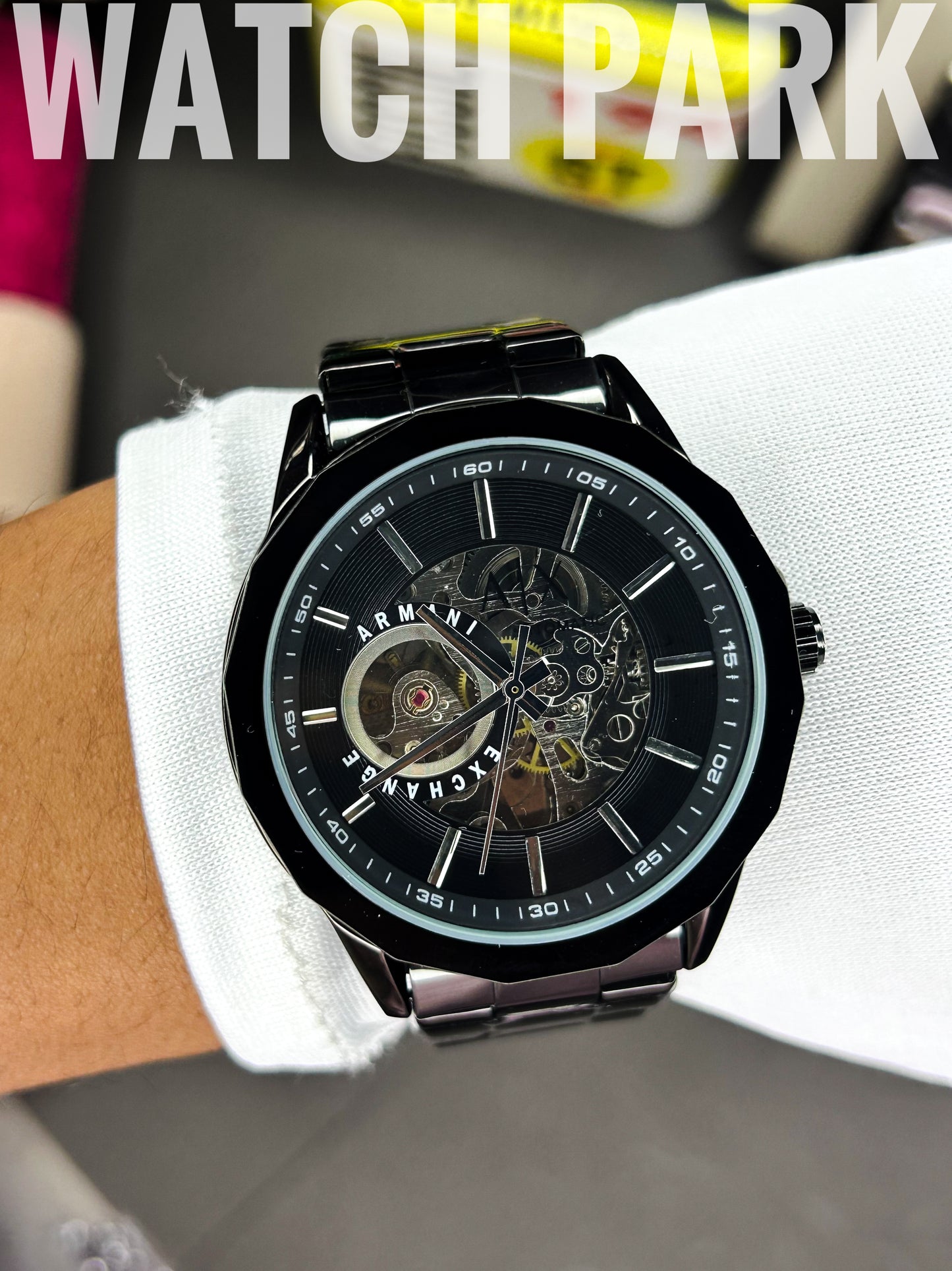 A/X - Automatic Skeleton - Black edition - Black chain