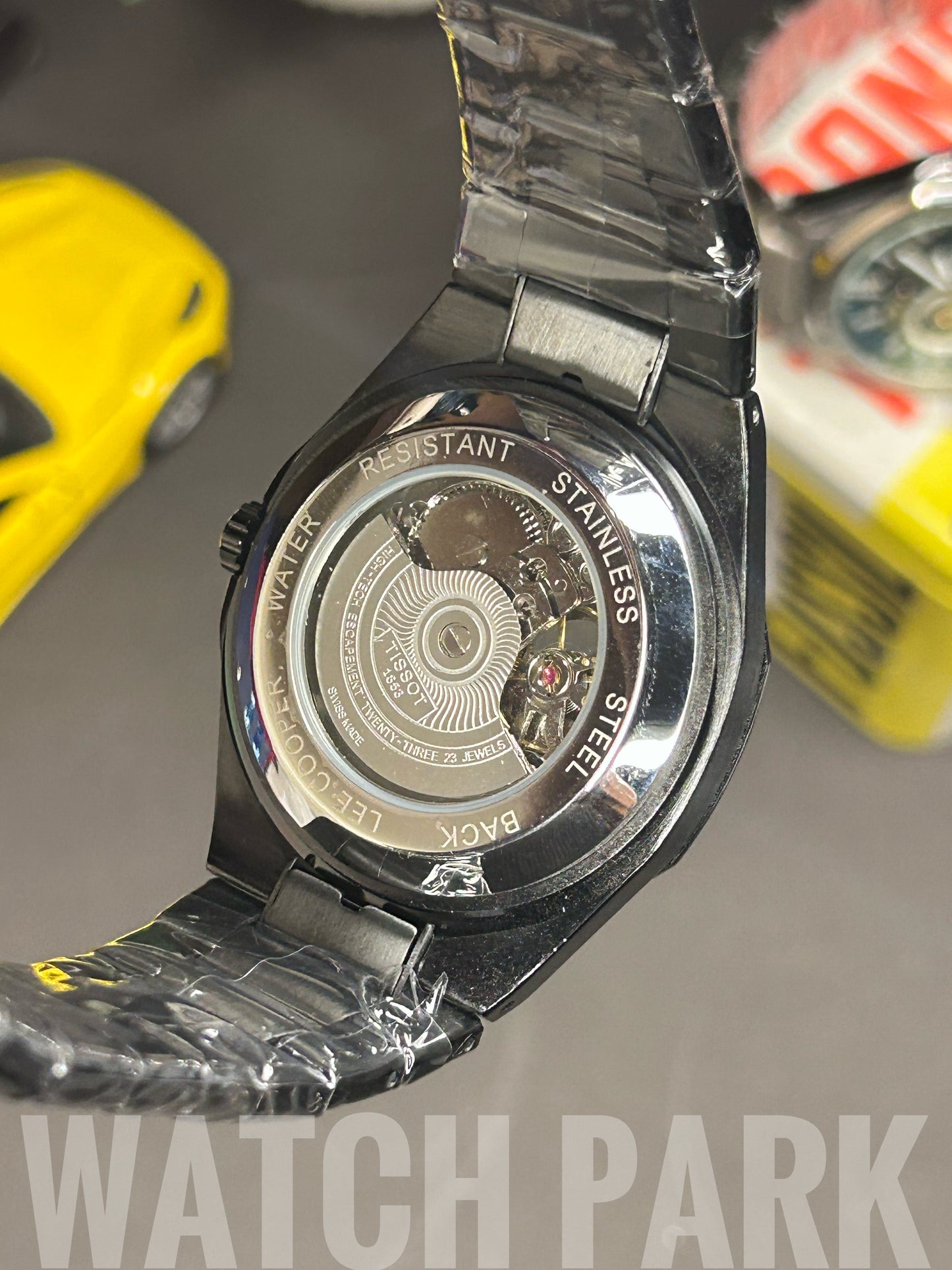 Lee Cooper Skeleton - Automatic - Black dial