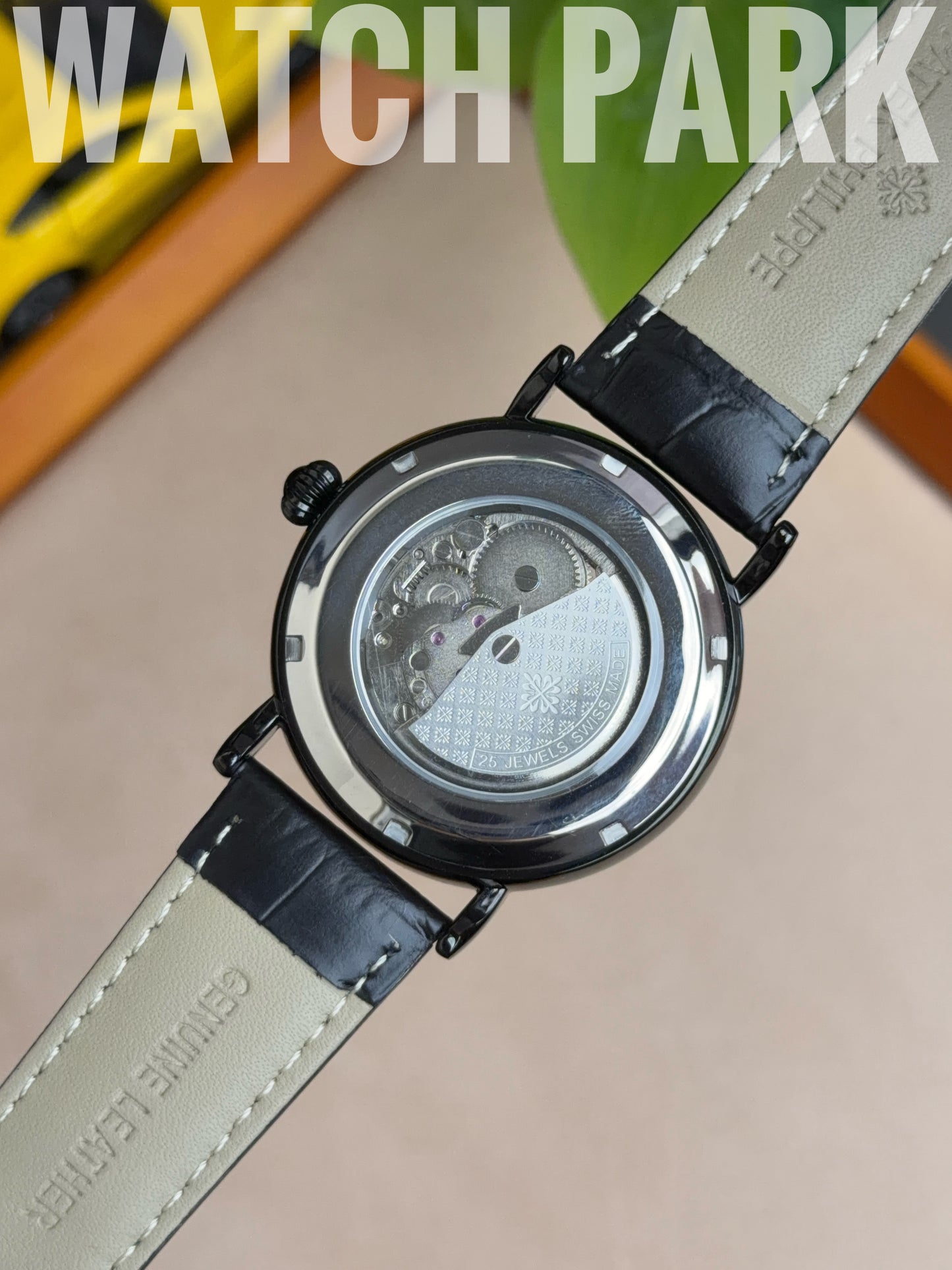 Patek - Skeleton - Black edition & Black - Black belt - Automatic