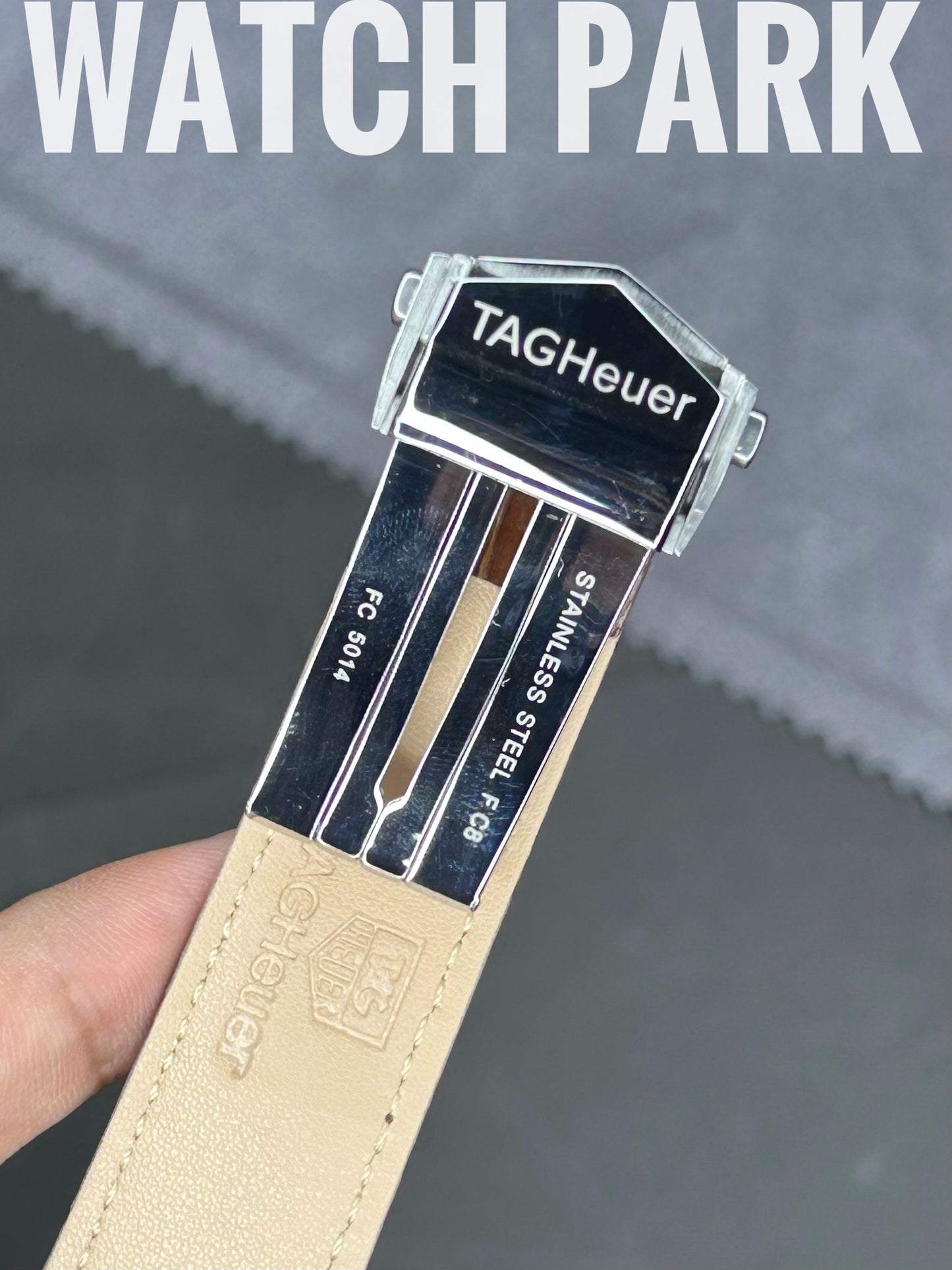 TAG Heuer Carrera - White with Silver - Brown belt
