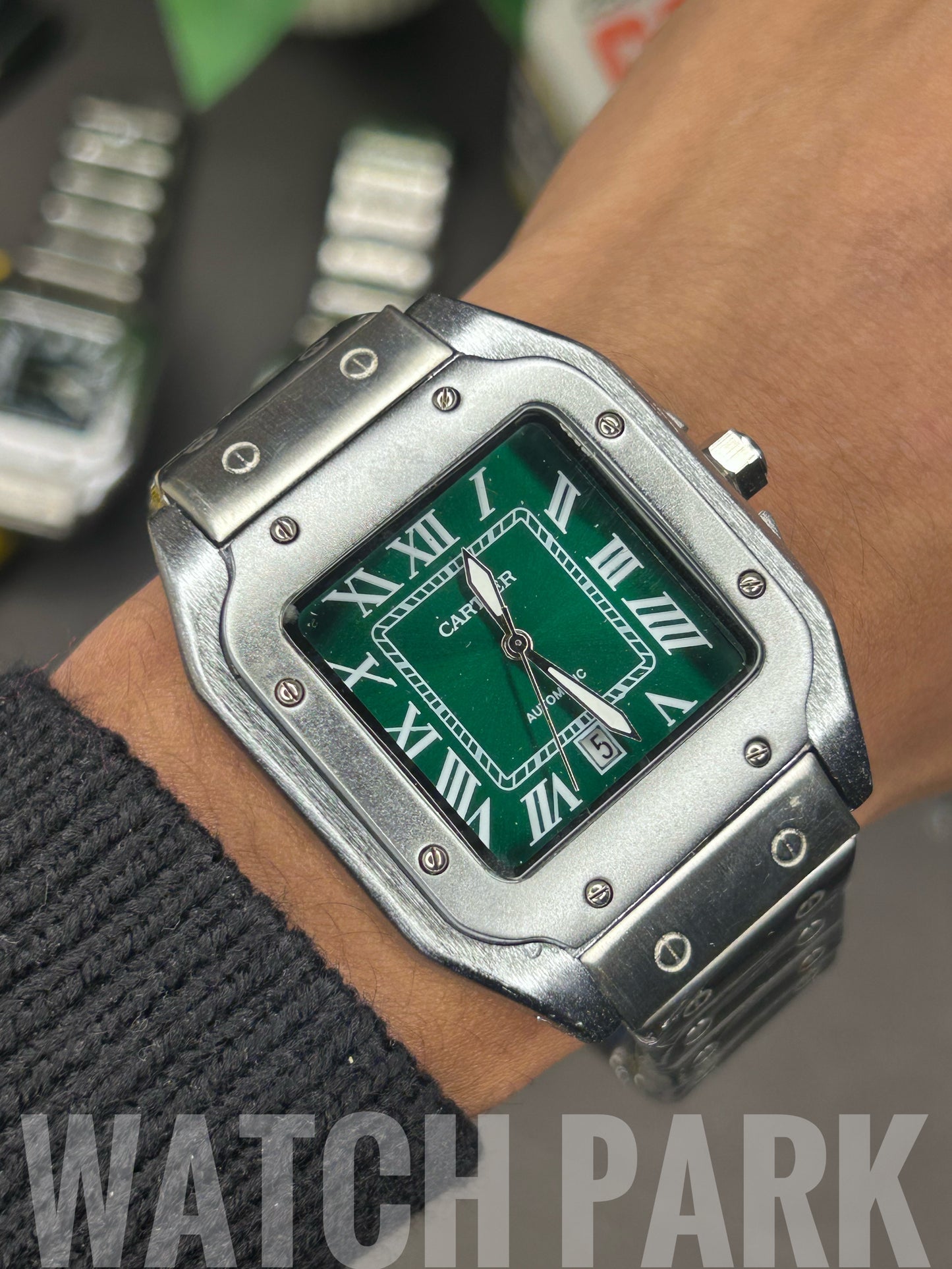 Cartier Santos de Cartier - Green dial