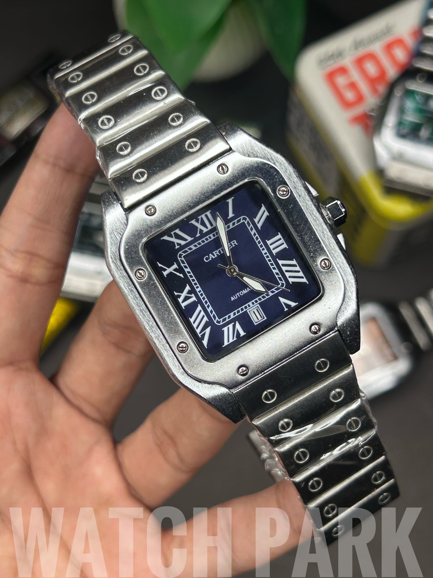 Cartier Santos de Cartier - Navy Blue dial