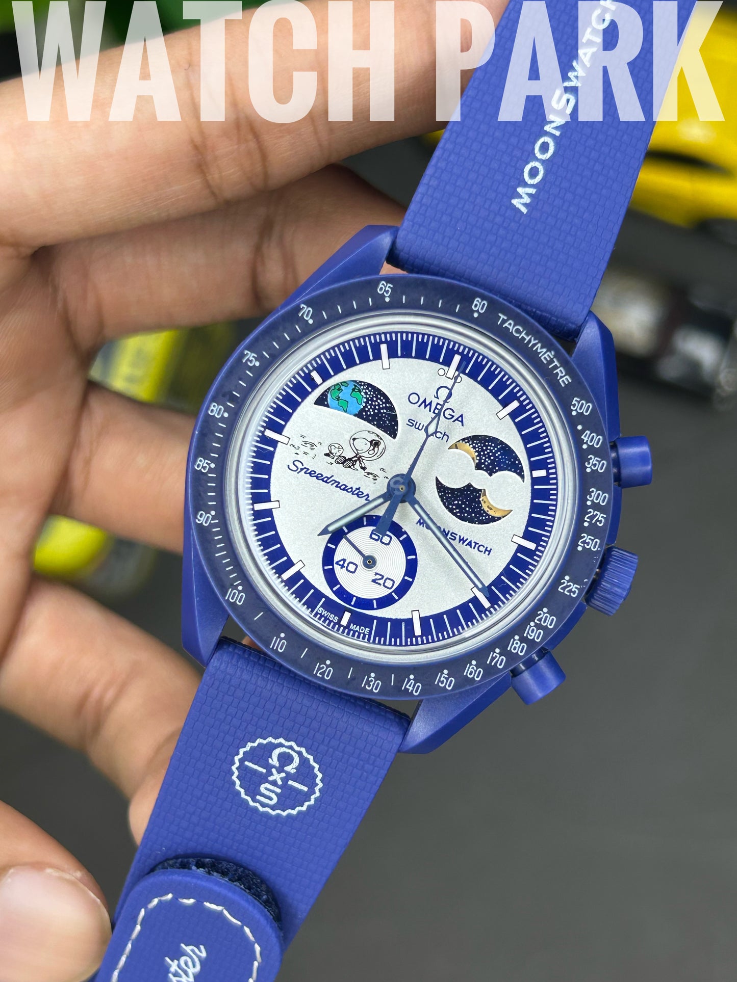 Omega x Swatch MoonSwatch - Snoopy Blue