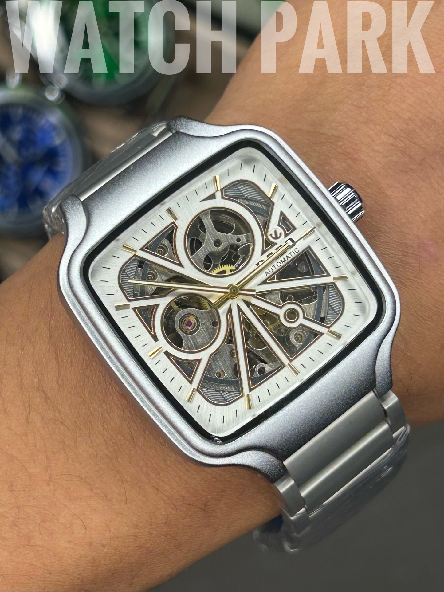 Executive watch - Rado - True Square - Automatic - Ceramic Skeleton - White with Silver