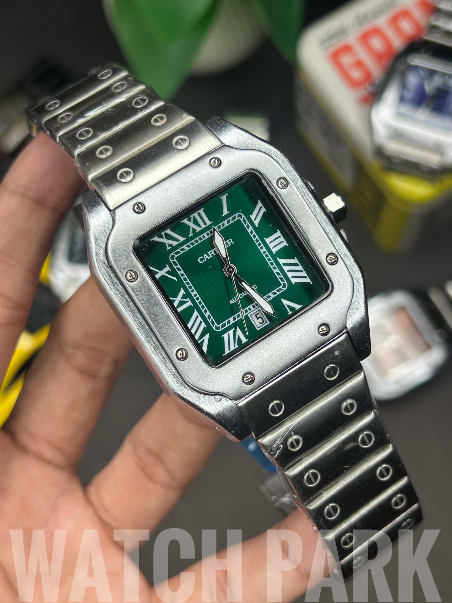 Cartier Santos de Cartier - Green dial