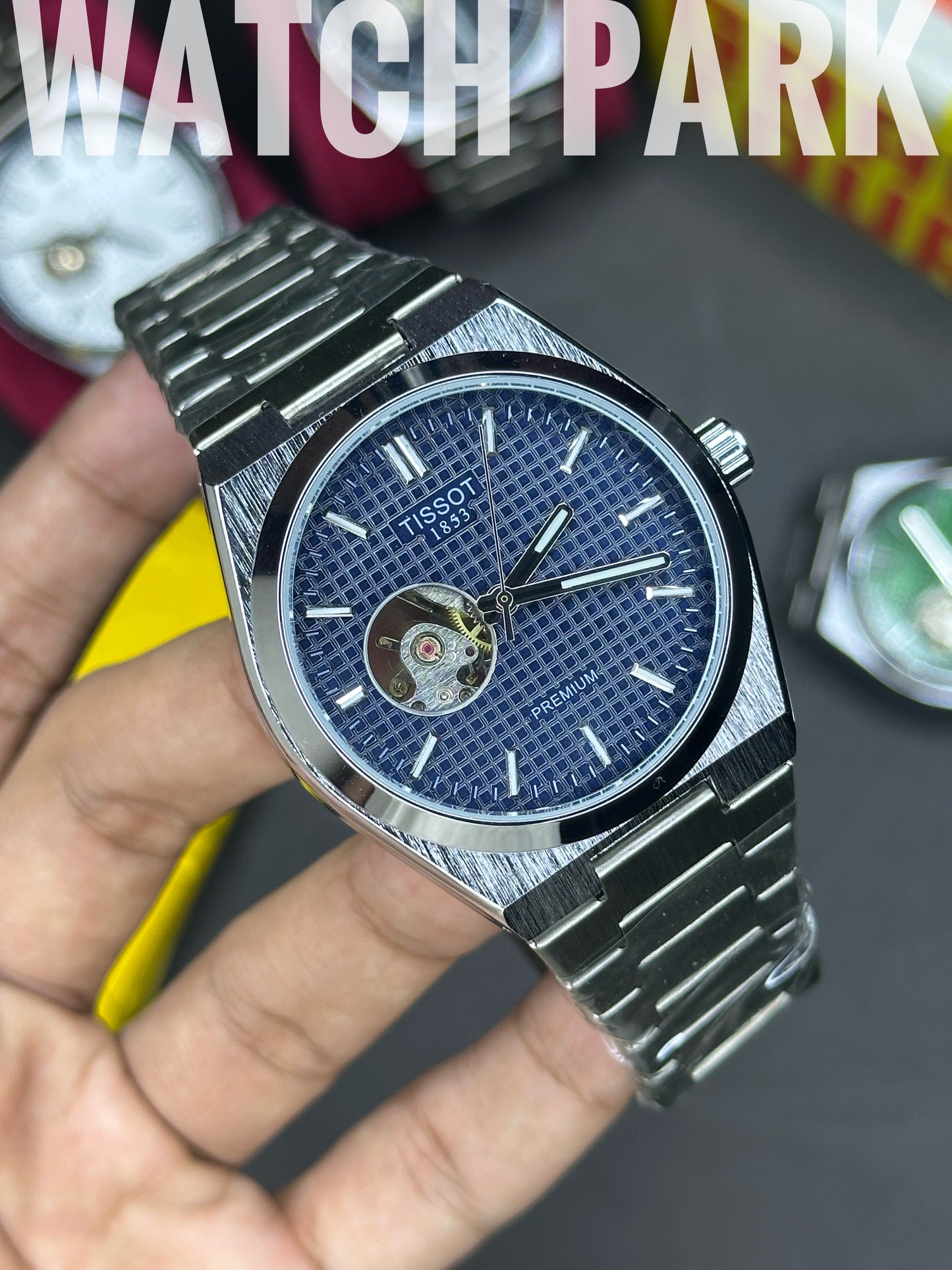 Tissot PRX Powermatic 80 Open Heart - Blue dial