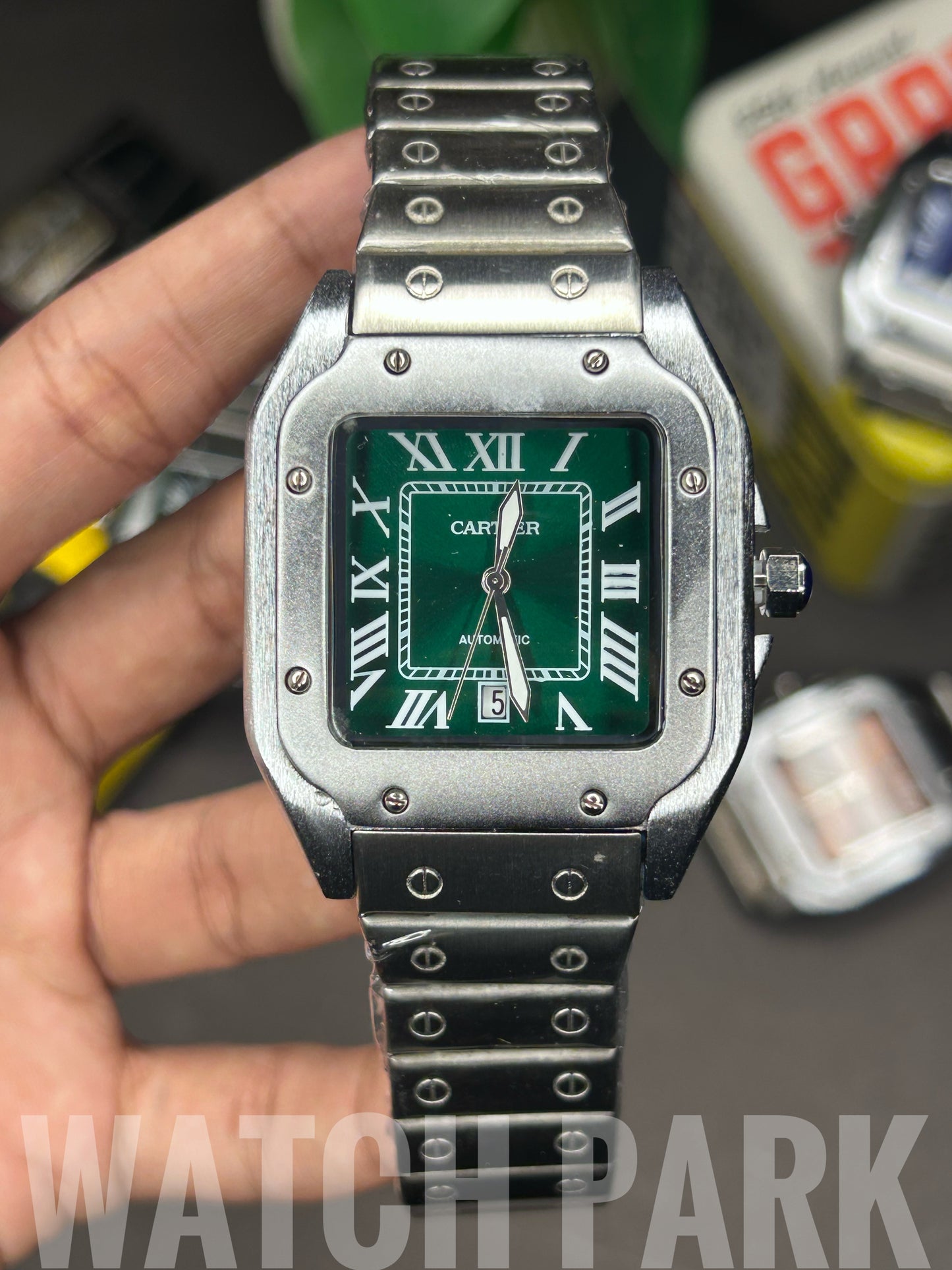 Cartier Santos de Cartier - Green dial