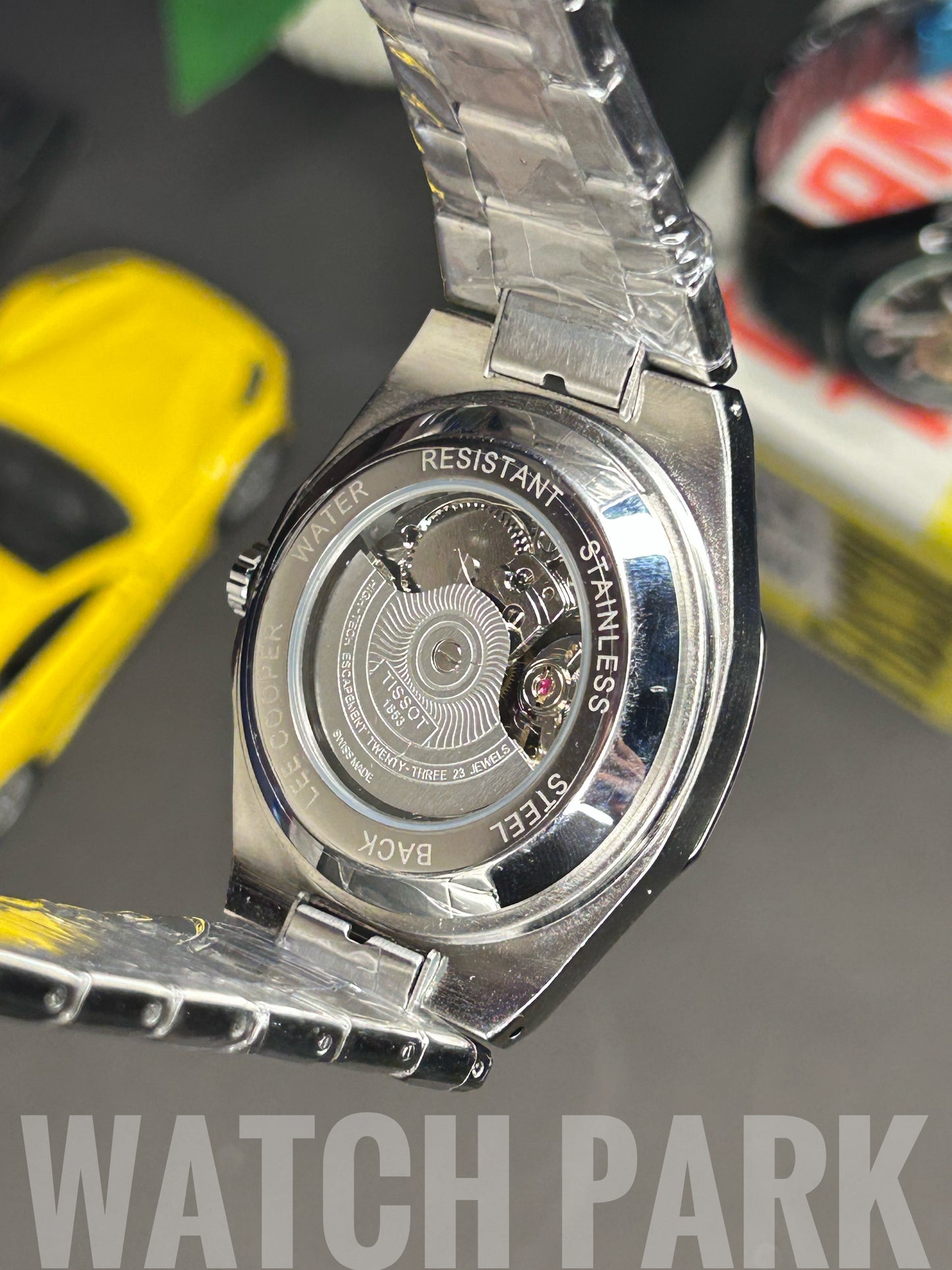 Lee Cooper Skeleton - Automatic - Teal green dial