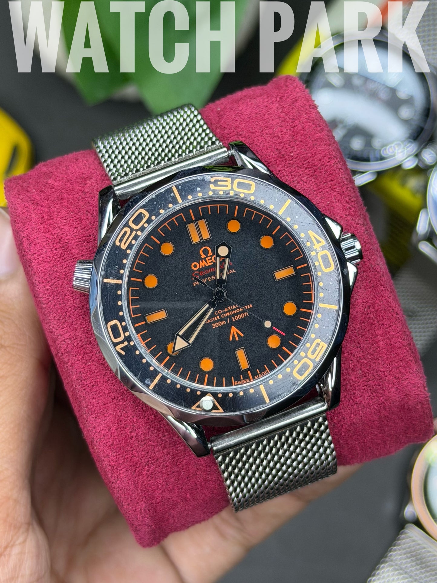 Omega 007 - Black with Orange edition - Automatic