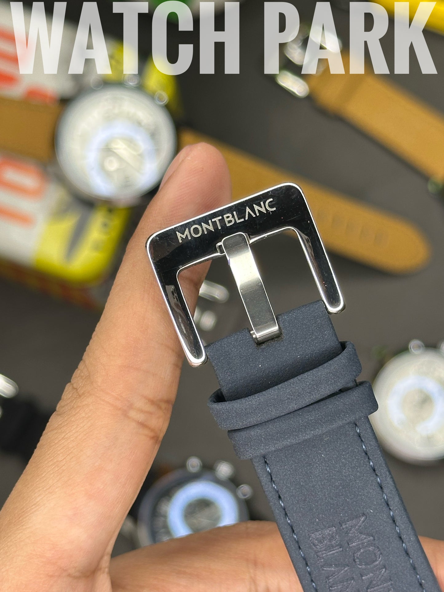 Mont Blanc - Star World-Time Hemispheres - Navy Blue dial - Navy Blue belt - Chronograph