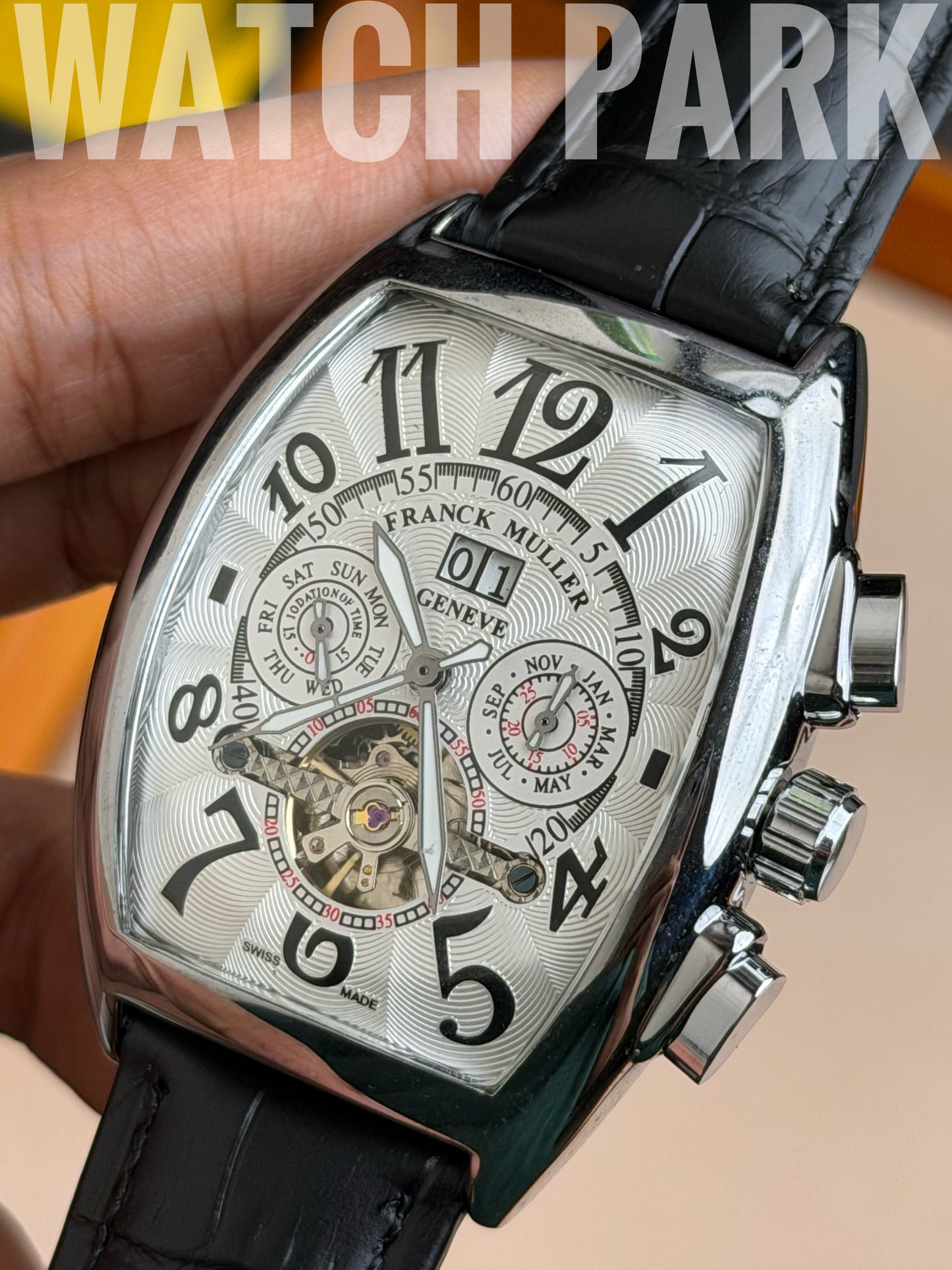 Franck Muller - White edition - Black belt - Automatic
