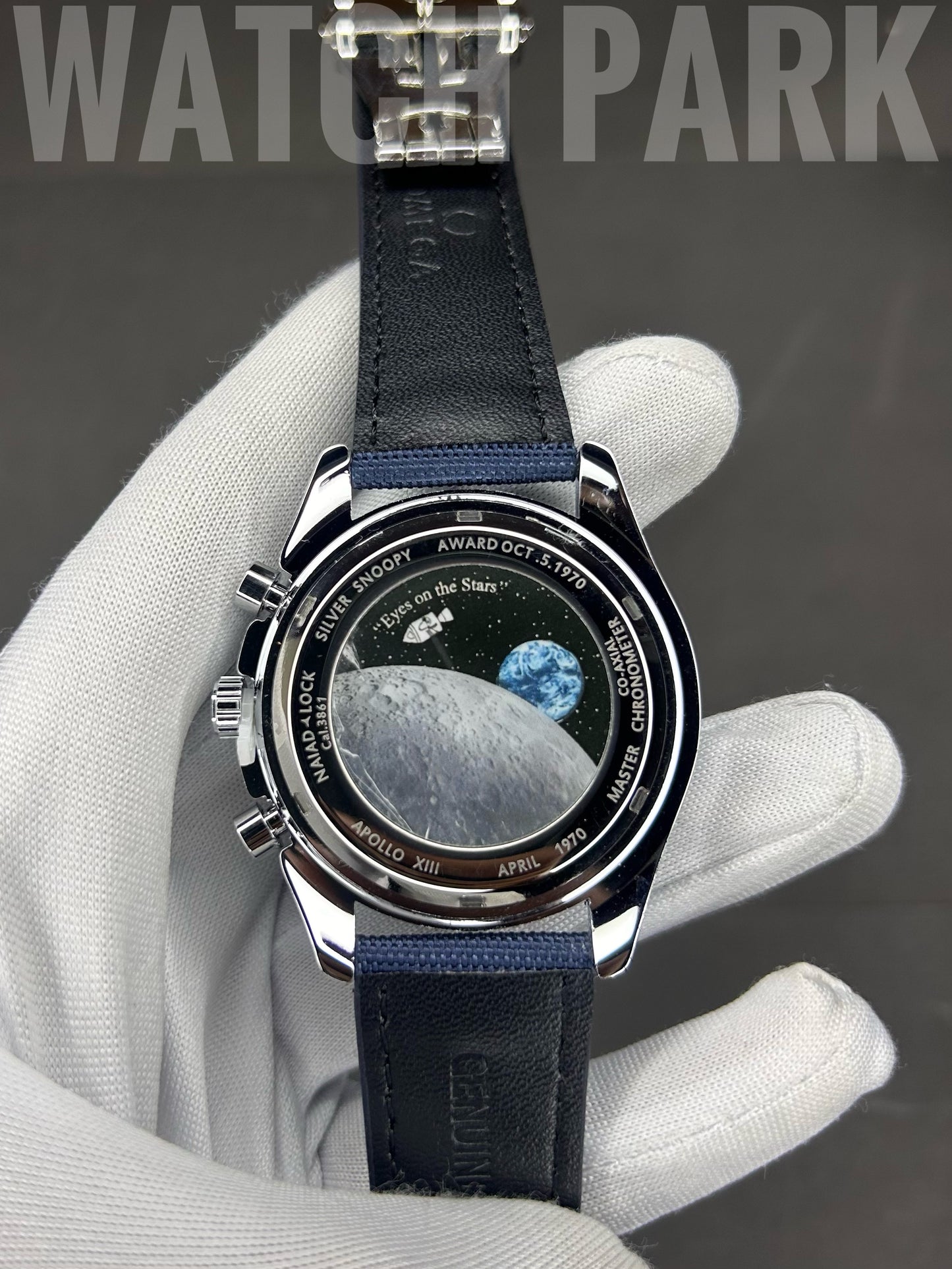 Executive watch - Omega - White edition - Blue strap