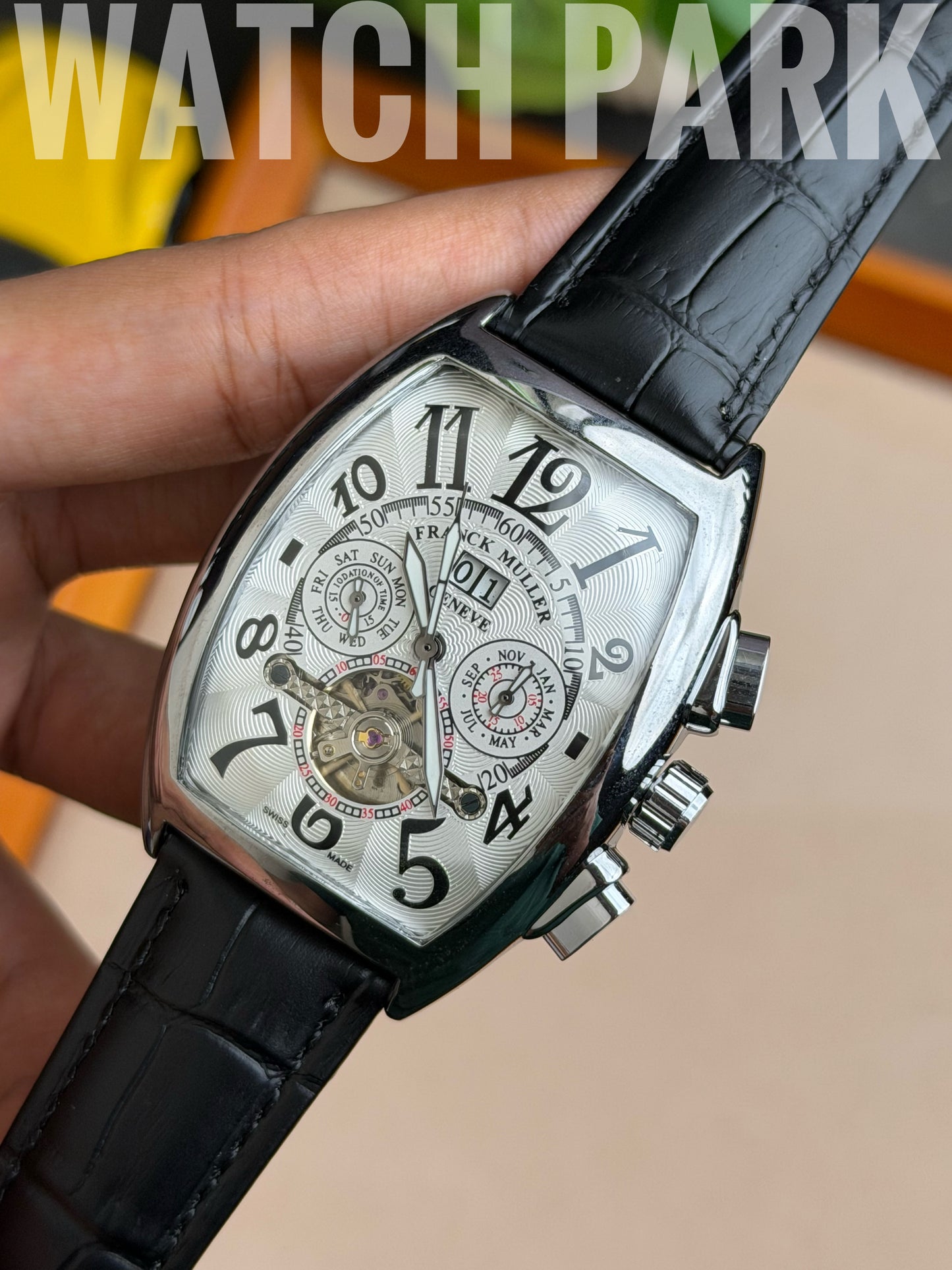 Franck Muller - White edition - Black belt - Automatic