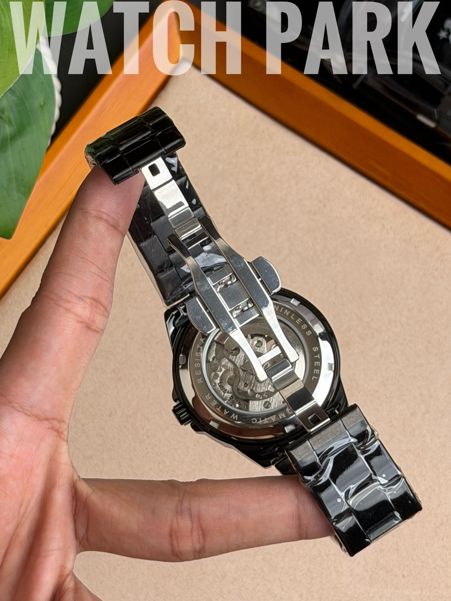 A/X - Automatic Skeleton - Black edition - Black chain