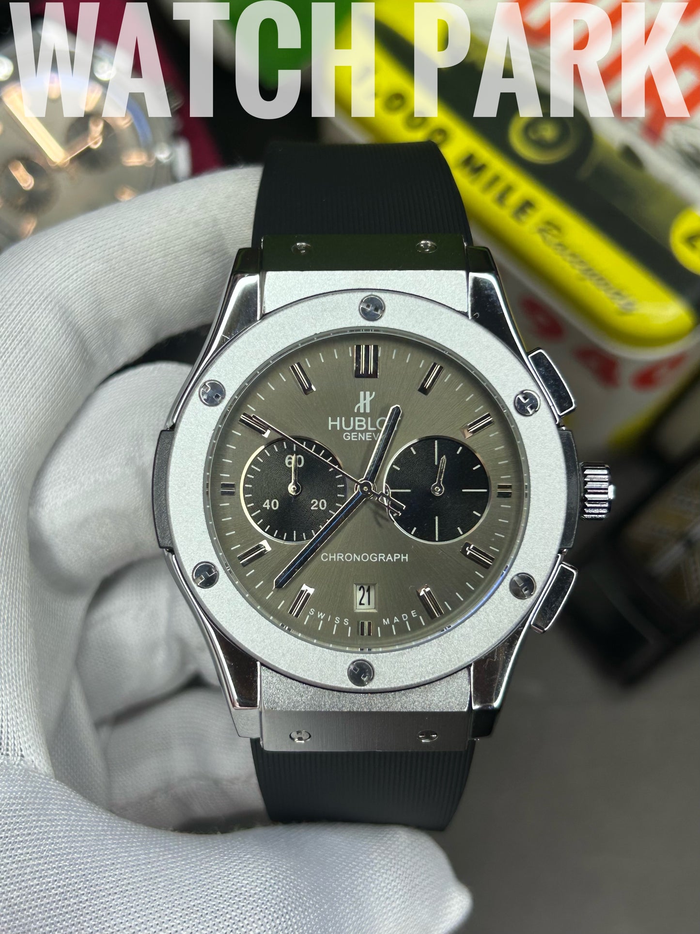 Classic watch - Hublot Fusion Chronograph – Matte Grey & Silver