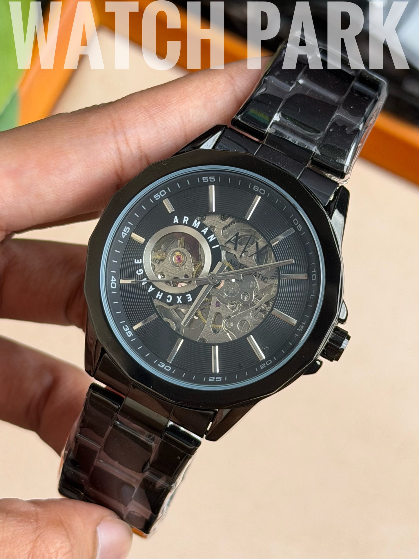 A/X - Automatic Skeleton - Black edition - Black chain