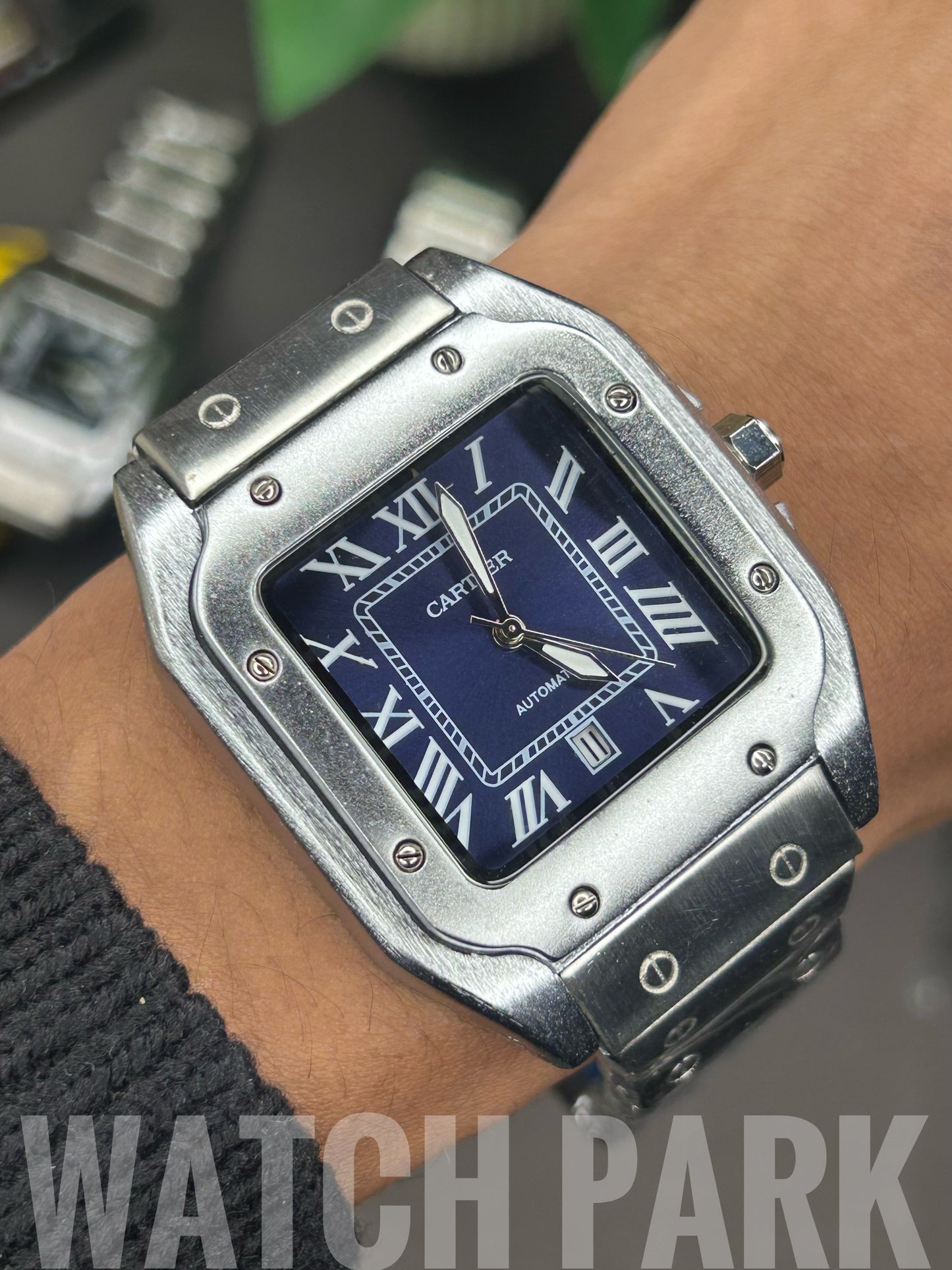 Cartier Santos de Cartier - Navy Blue dial
