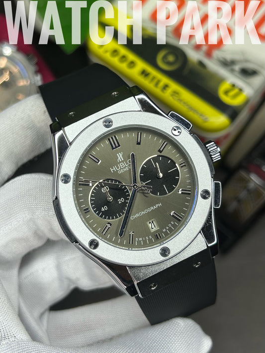 Classic watch - Hublot Fusion Chronograph – Matte Grey & Silver